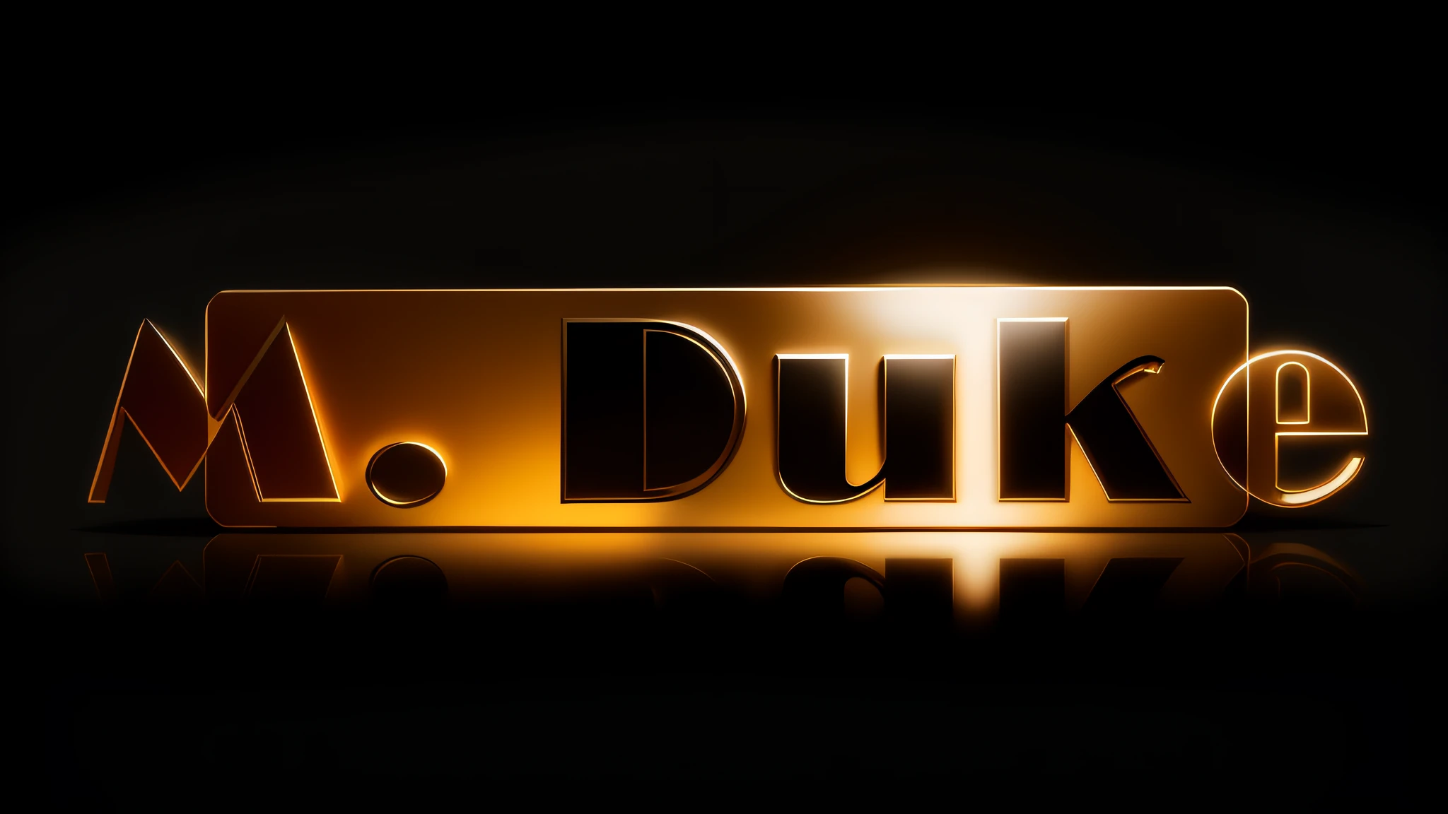 Logo com o nome M.Duke