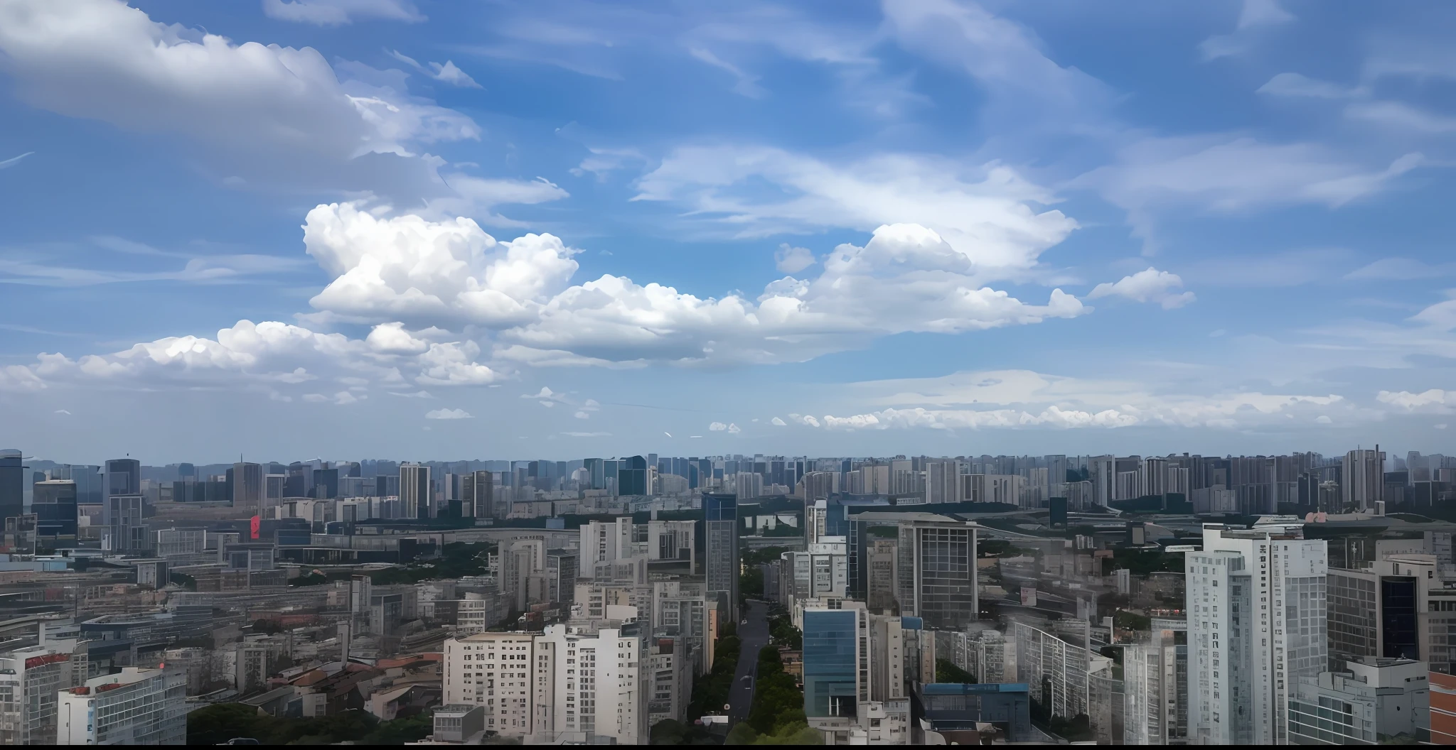arafly shot of a city with a lot of tall buildings, super wide view of a cityscape, shenzhen, sky - high view, hyper wide view, baotou china, ruanjia, Far view, wide angle photo, Hangzhou, shanghai, shanghai city, Faraway view, view from high, wide angle shot 4 k hdr, City view