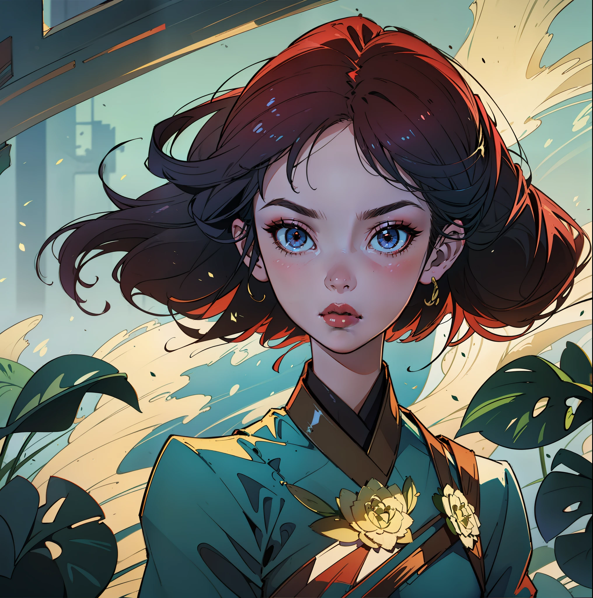 Secret red lotus garden, cinematic lighting, masterpiece, trending on artstation