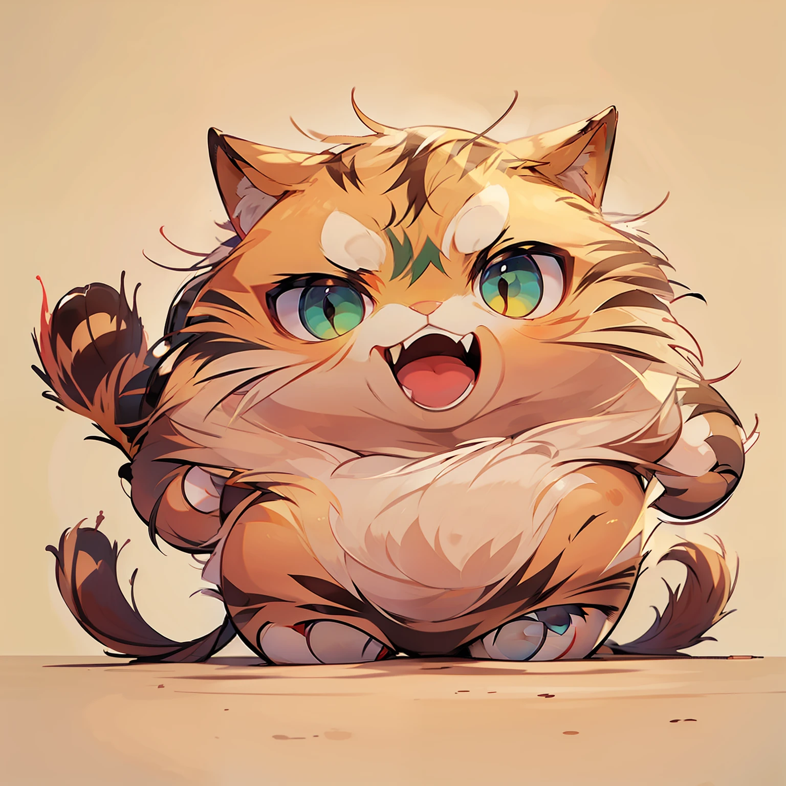 adolable,chubby,Different emotions,emoji,pussycat,cartoony
