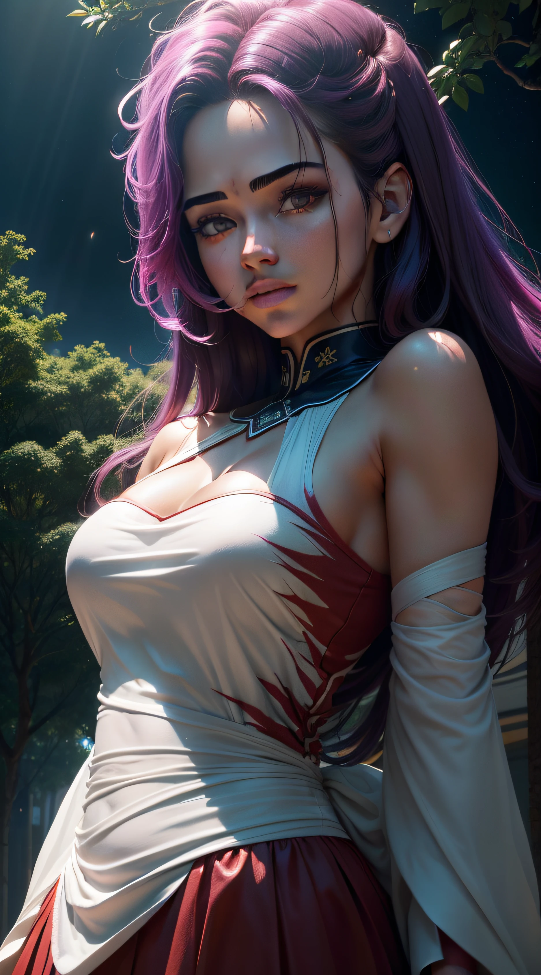 (extremamente detalhado CG unidade 8k papel de parede,master part, melhor qualidade, ultra-detalhado),(best ilumination, Melhor sombra, um extremamente delicado e bonito),floating,high saturation,[ :(a magic tree called EWA in an impressive and realistic cinematic style):1.5]