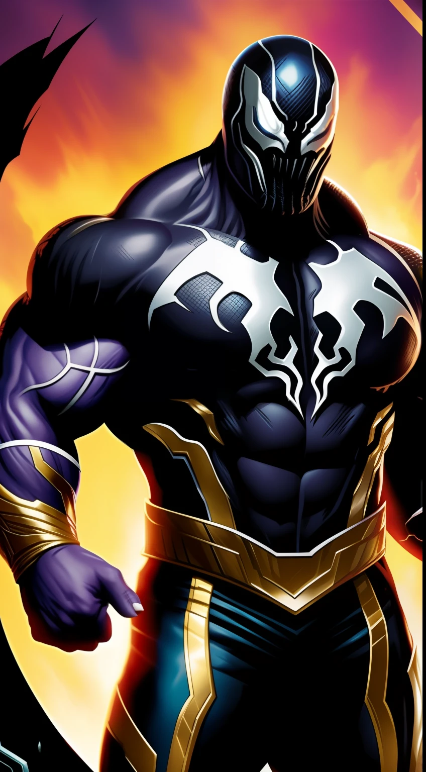venom com a cara do thanos