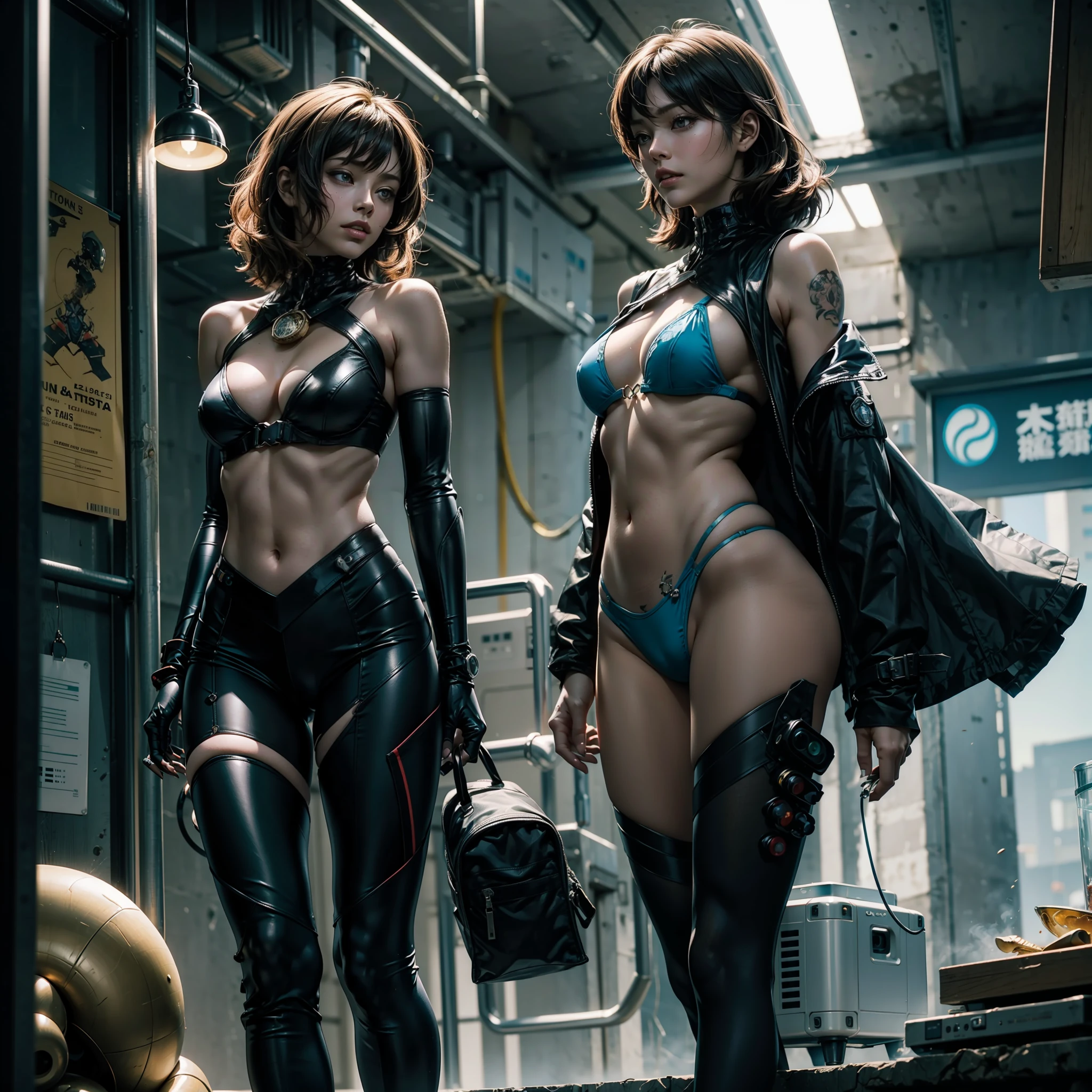 mature female synthetic Armored Suit GSDF cyborgs "full-body prosthesis" augmented-cybernetic strange Urban sundrop chaos Scene transparent "Motoko Kusanagi" contre-jours "Heavy Metal" Devastating Will-o'-the-wisp war cyberpunk battle "luis Royo" jukebox Commander African Goddess dazzling slow-motion walk Cosplay Major decorated "Scarlett Johansson" "Tina Turner" "Batou" Shirow's Pilots jacket cow-boy emblème "Ghost_in_the_shell" Fancy Vivid Yellow écusson key sunLight intricate luminescence volumetric ultra:1.5 pro-Photorealistic:1.5 optimaux:1.5 qualities:1.5 details:1.5 precise:1.5 reflex:1.5 max:1.5 resolution:1.5 perfection:1.5 graduates:1.5 nettetés:1.5 improved:1.5 Octane_rendues:1.5 opengl-shaders:1.5 UHD XT3 16K DSLR HDR UnrealEngine5 ombres profondeurs:1.5 analogiques color-coded:1.5 3DCG cgi vfx sfx fkaa txaa rtx ssao Symmetrical Body Athletic hairstyle bangs:1.3 extatiques Tanned Skin Face sensuel Effects Cheekbones Glushing Embarrassed:1.5 eye-liner saphirs saturate:1.5 beaux:1.5 dark eyes black pupils brown iris lazulis turquoise open mouth teeth obvious smiles Floating Jacket Fixed Eccentric Cape onyx Shoulders-Off Shirt Lace Clavicles White Papillotes embroidered breasts varied pointed satin bikini:1.5 corsait navy thick leathers felt skirts matching ample swinging spinels navel waist belt-chastity padlock Gold silver agate pubis bristles scarlet pubis-hairy indigo underwear:1.5 Snap garters thighs legs gothic stainless steel boots fleuraison incandescentes CGSCOSITY toys Cristallines Truck Mecha robot magic heart hearth rubis invoques Tachikoma (EOS R6 135mm 1/1250s f/2.8 ISO400) fullbodye Mécanisés adaptable Canon-ion flash blow glow mannequins dramatic opale Saber straight fully dressed armor heavy chrome metallic flat rune lava bands helmet-antenne Tourmaline glyphes plasma brasses cuivres chef-d' equirectangular background 360 Earth outdoor:1.5 engravings tattoo (par Michelangelo) Bruce Weber girls varied:1.5 nsfw etc.
