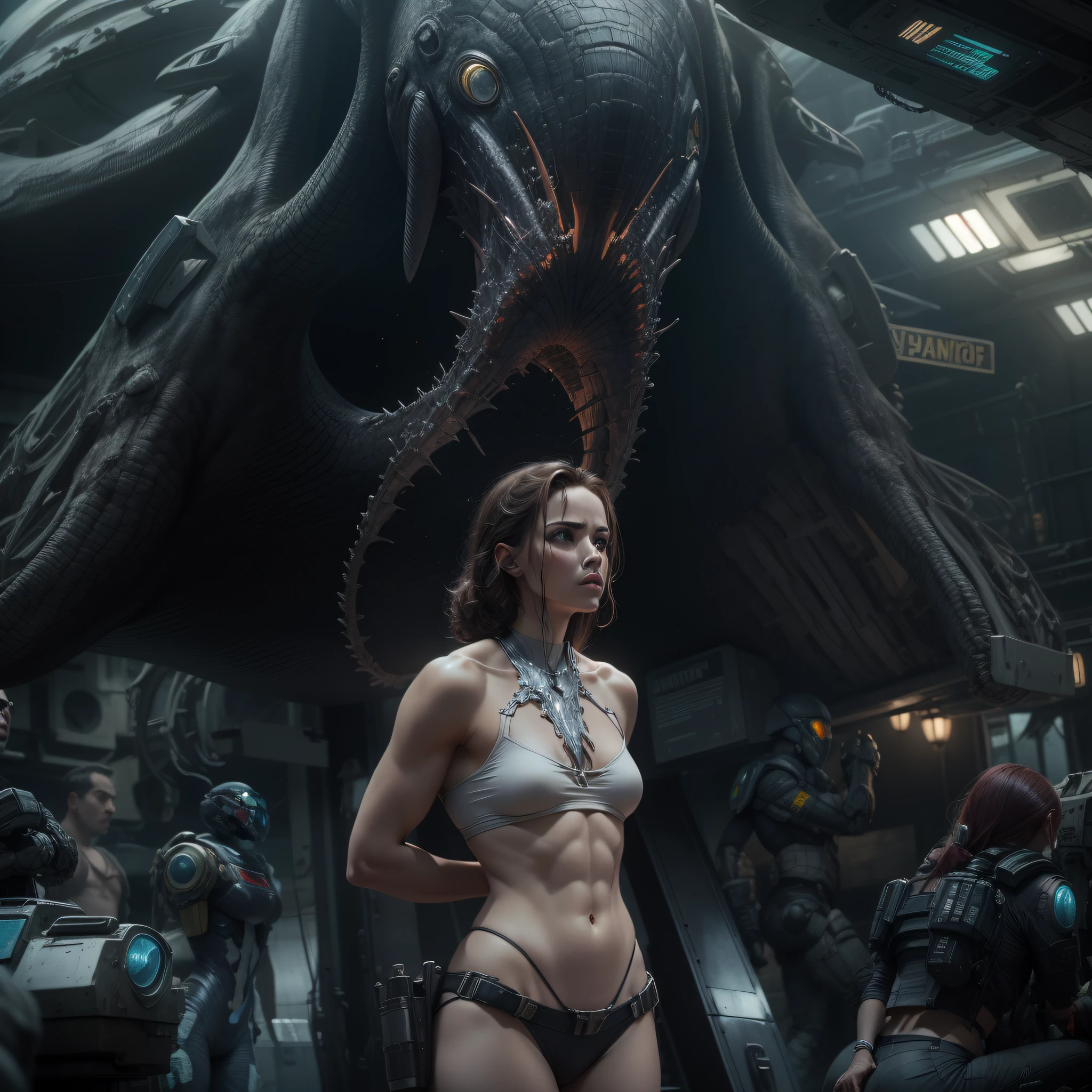 basado_en_la_pelicula_prometheus__mujer_perteneciente_a_la_tripulacion_de_la_spacecraft_prometheus__cintura_delgada_y_caderas_gruesas___abdominales y piermas musculosas.