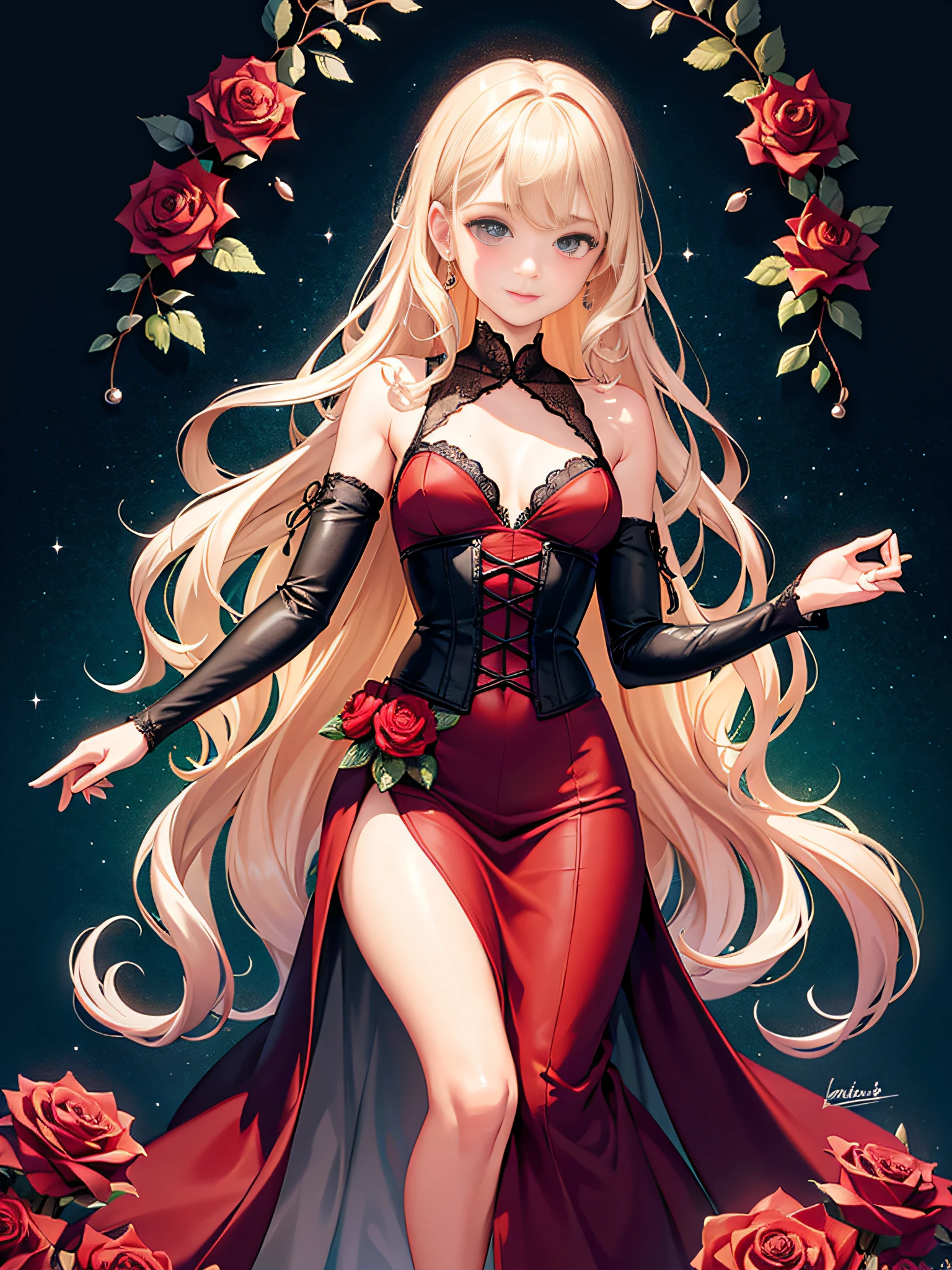((masterpiece)), (top-quality), (detaileds),4K resolution. 1 Girl Sharp Focus、a blond,Princess Cut,odd eye,Older sister,diet,long,Red Rosa,tiarra,Black Dress,curlyhair,small tit,small tits,Cool,Rose Dress,embroideries,oriental,A sexy,Sareme,milkyway、small nose,narrow nose and small nose,,,,,,,,,,,,,High small nose,small nostrils,see -through,Full body like,oblique,1girl in,Golden hair color,Light hair color,Beige hair color,Rosa,Red Rose,Rosa,Red Rose,Rose Dress,weddingdress,Arm Cover,Adults,adult lady,veils,Kamimei,Red Rose,Rosa,Rosa,Rosa,Rosa,Rosa,Red Rose,Big sister,adult lady,adult lady,adult lady,,adult lady,adult lady,Adult Women Mermaid Dresses,Mermaid Dresses,corsets,corsets,corsets,corsets