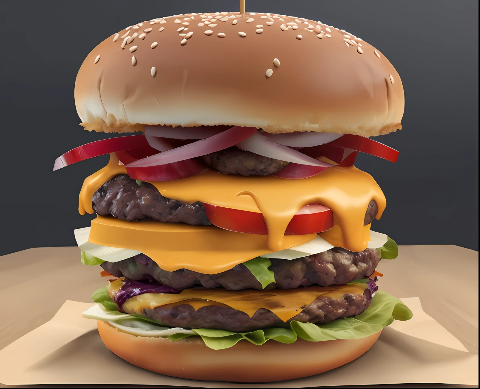 best quality, masterpiece, 1other, solo, burger, simple background