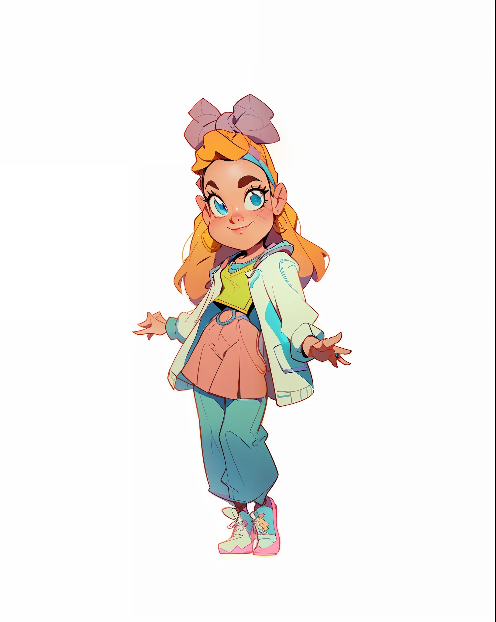 Uma bonita, Estilo Pixar, 3D style rendered using beautiful animation similar to Disney --iw 1