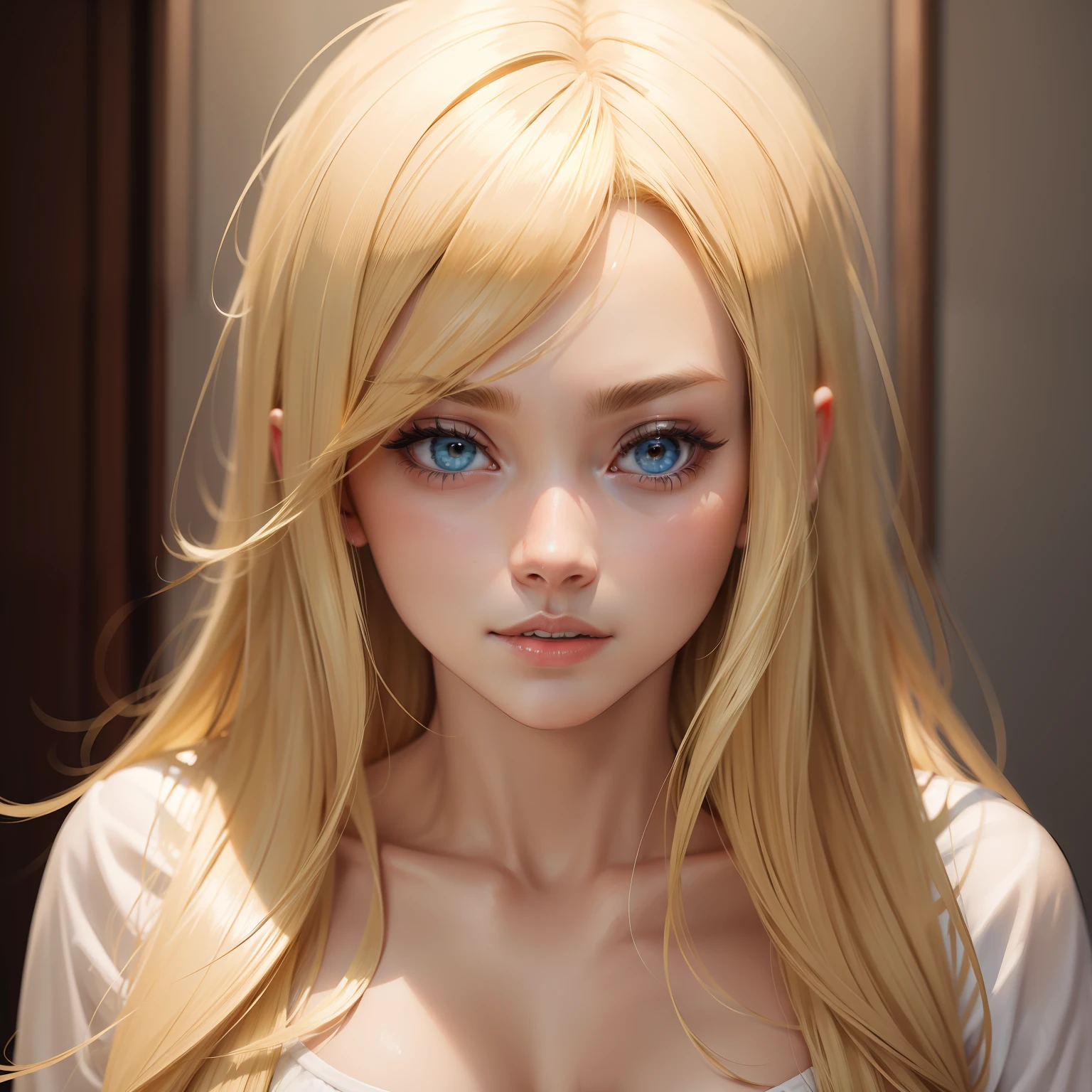 Blonde hair