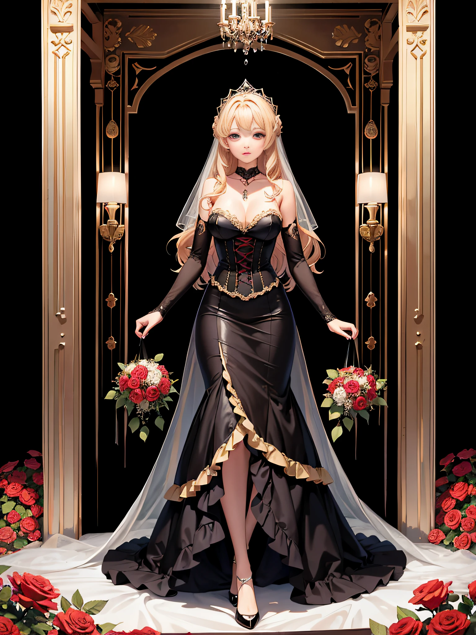 ((masterpiece)), (top-quality), (detaileds),4K resolution. 1 Girl Sharp Focus、a blond,Princess Cut,odd eye,Older sister,diet,long,Red Rosa,tiarra,Black Dress,curlyhair,small tit,small tits,Cool,Rose Dress,embroideries,oriental,A sexy,Sareme,milkyway、small nose,narrow nose and small nose,,,,,,,,,,,,,,,,High small nose,small nostrils,see -through,Full body like,oblique,1girl in,Golden hair color,Light hair color,Beige hair color,Rosa,Red Rose,Rosa,Red Rose,Rose Dress,weddingdress,Arm Cover,Adults,adult lady,veils,Kamimei,Red Rose,Rosa,Rosa,Rosa,Rosa,Rosa,Red Rose,Big sister,adult lady,adult lady,adult lady,,adult lady,adult lady,Adult Women Mermaid Dresses,Mermaid Dresses,corsets,corsets,corsets,corsets