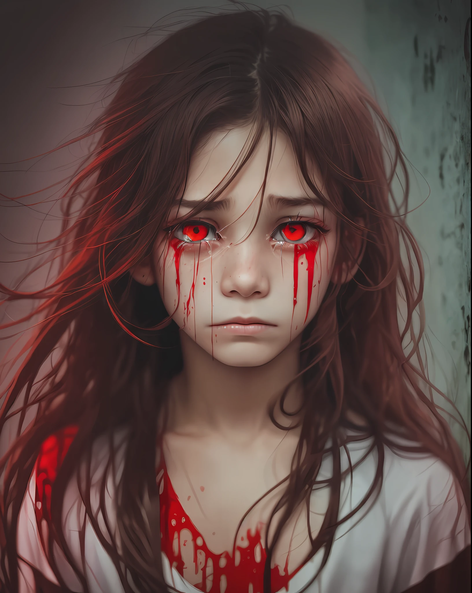 '(boy with red eyes and long hair crying blood)' --auto --s2