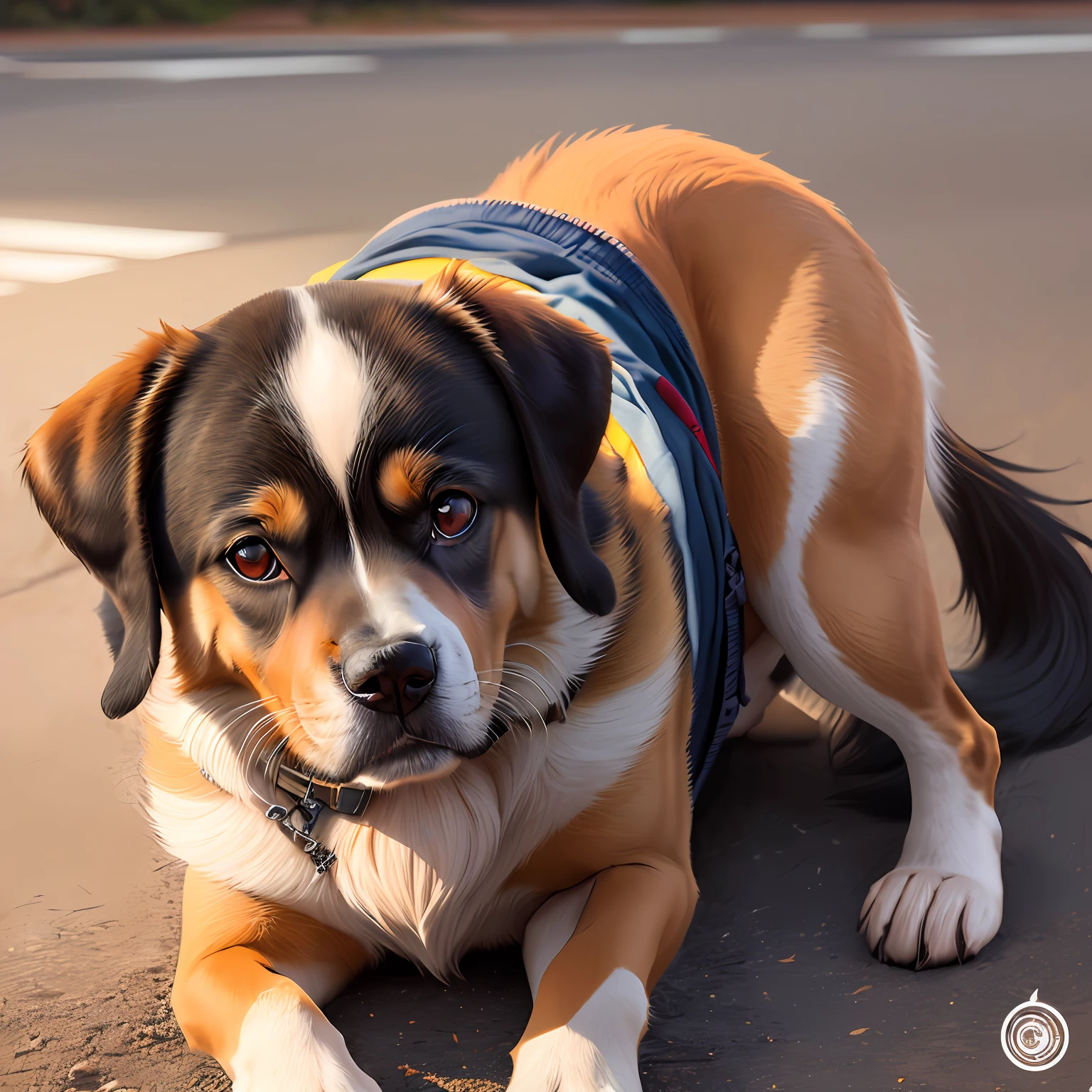 Cachorro com Sharingan