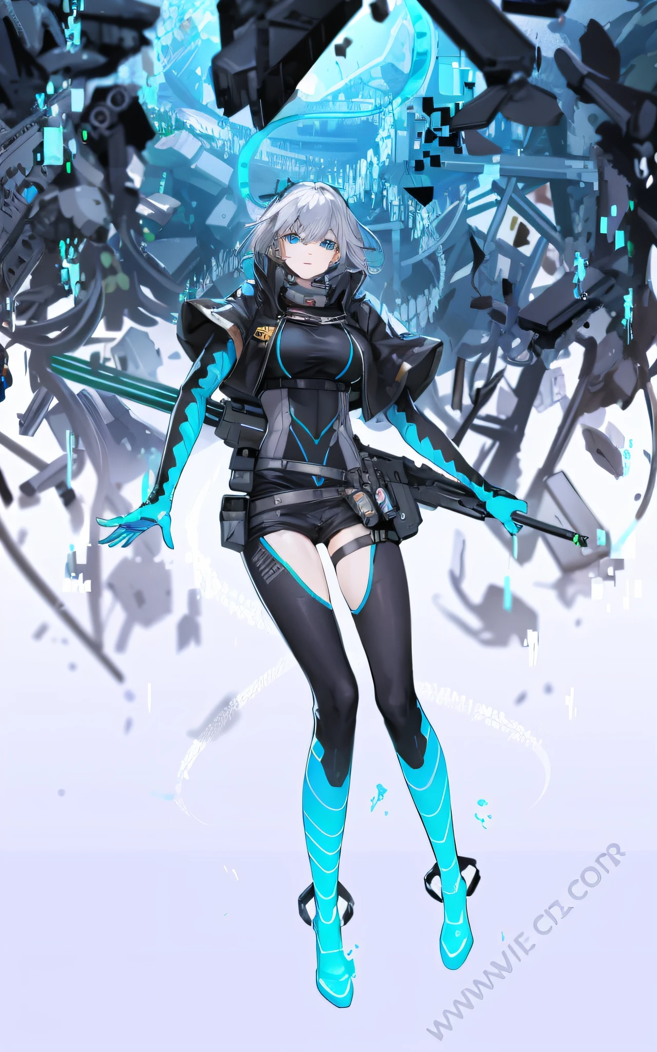 Anime girl with sword in her hands, cyberpunk anime girl mech, Digital cyberpunk anime art, Best anime 4k konachan wallpaper, cyberpunk anime girl, female cyberpunk anime girl, digitl cyberpunk - anime art, cyborg - girl with silver hair, ,, girl in mecha cyber armor, anime cyberpunk art