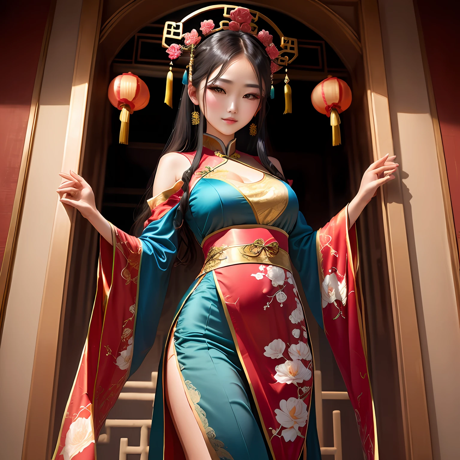 Chinese costume beauty