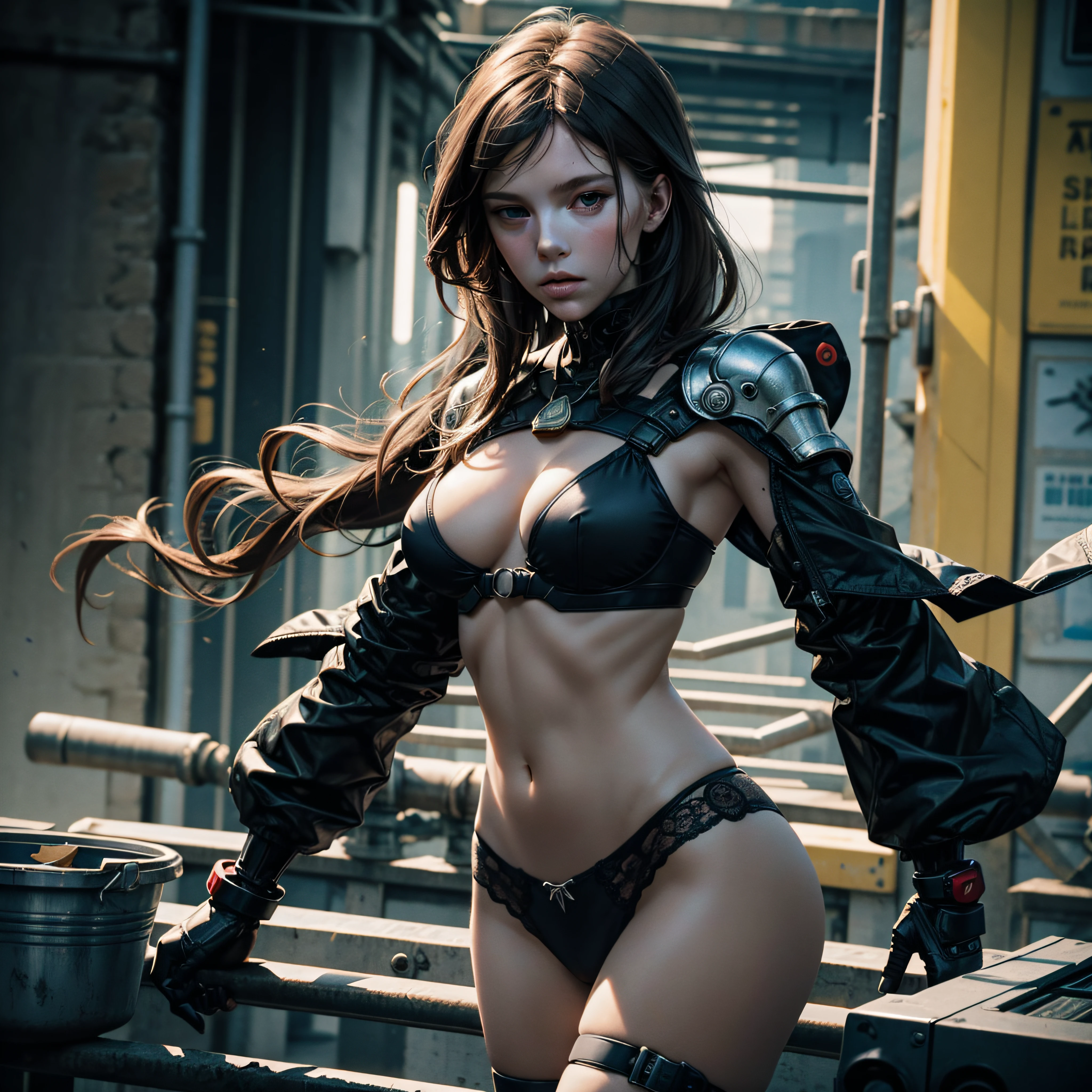 Divine mature female synthetic Armored Suit GSDF cyborgs "full-body prosthesis" augmented-cybernetic strange Urban sundrop chaos Scene transparent "Motoko Kusanagi" contre-jours "Heavy Metal" Devastating Will-o'-the-wisp war cyberpunk battle "luis Royo" jukebox Commander African Goddess dazzling slow-motion walk Cosplay "Tina Turner" Major decorated "Scarlett Johansson" Pilots "Batou Shirow's" Cowboy emblem "Ghost_in_the_shell" Fancy Vivid Yellow écusson key sunLight intricate luminescence volumetric ultra:1.5 pro-Photorealistic:1.5 optimaux:1.5 qualities:1.5 details:1.5 precise:1.5 reflex:1.5 max:1.5 resolution:1.5 perfection:1.5 graduates:1.5 nettetés:1.5 improved:1.5 Octane_rendues:1.5 opengl-shaders:1.5 UHD XT3 16K DSLR HDR UnrealEngine5 ombres profondeurs:1.5 analogiques color-coded:1.5 3DCG cgi vfx sfx fkaa txaa rtx ssao Symmetrical Body Athletic hairstyle bangs:1.3 extatiques Tanned Skin Face sensuel Effects Cheekbones Glushing Embarrassed:1.5 eye-liner saphirs saturate:1.5 beaux:1.5 dark eyes black pupils brown iris lazulis turquoise open mouth teeth obvious smiles Floating Jacket Fixed Eccentric Cape onyx Shoulders-Off Shirt Lace Clavicles White Papillotes embroidered breasts varied pointed satin bikini:1.5 corsait navy thick leathers felt skirts matching ample swinging spinels navel waist belt-chastity padlock Gold silver agate pubis bristles scarlet pubis-hairy indigo underwear:1.5 Snap garters thighs legs gothic stainless steel boots fleuraison incandescentes CGSCOSITY toys Cristallines Truck Mecha robot magic heart hearth rubis invoques Tachikoma (EOS R6 135mm 1/1250s f/2.8 ISO400) fullbodye Mécanisés adaptable Canon-ion flash blow glow mannequins dramatic opale Saber straight fully dressed armor heavy chrome metallic flat rune lava bands helmet-antenne Tourmaline glyphes plasma brasses cuivres chef-d' equirectangular background 360 Earth outdoor:1.5 engravings tattoo (par Michelangelo) Bruce Weber girls varied:1.5 nsfw etc.