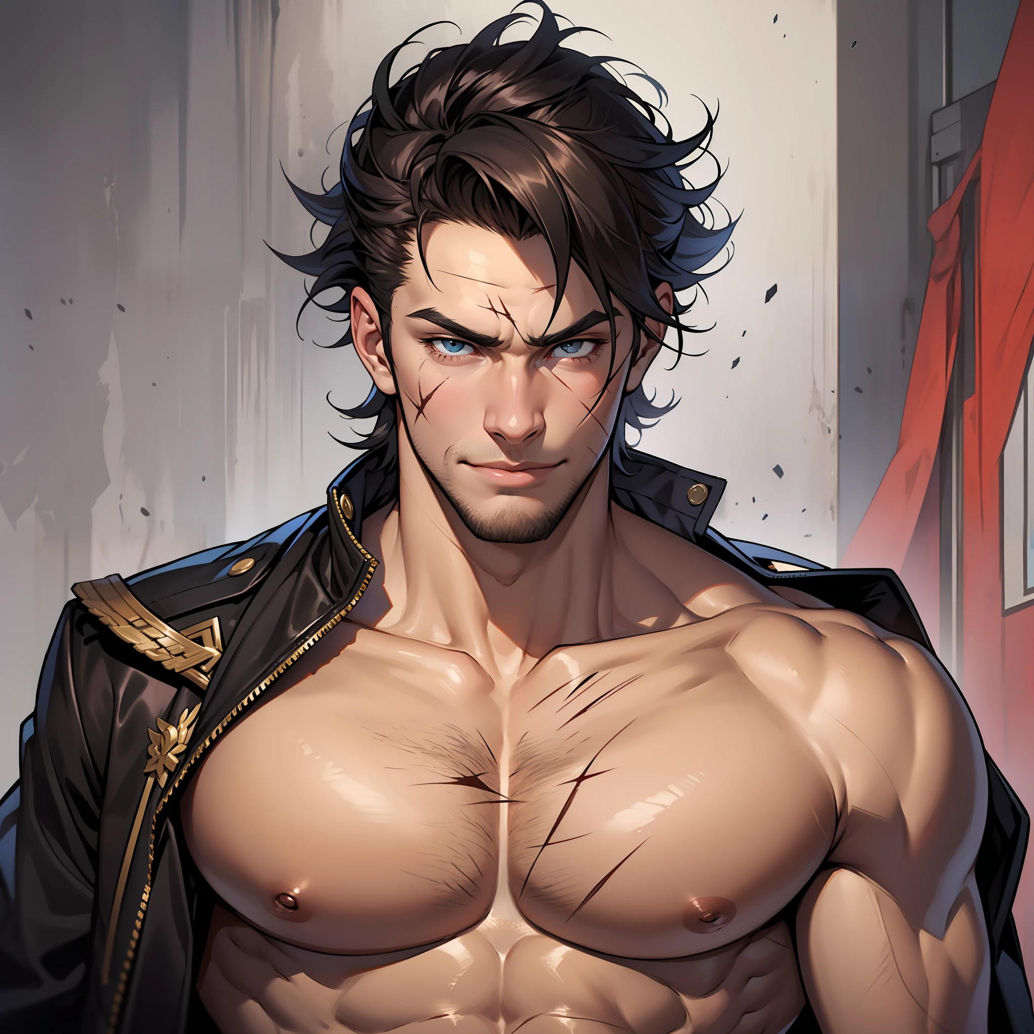 Kaeya is a very handsome individual. His face is very sharp and angular, giving him a slightly intimidating appearance. He has short, messy hair as well as a small scar on his face.
He is quite muscular and toned but also very slender at the same time. He often wears clothing that accentuates his form, giving him a very sensual aesthetic.
Like many others, I believe he's quite handsome. However, I also think he looks a bit dodgy with that mischievous smirk of his.
