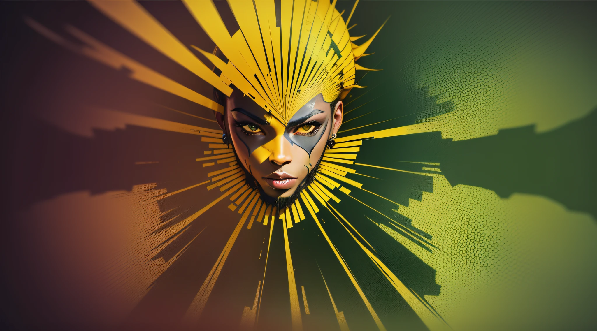((unique reggae style background)), (does not contain people), (Reggae), (sombras), (cores amarelo vermelho verde branco)