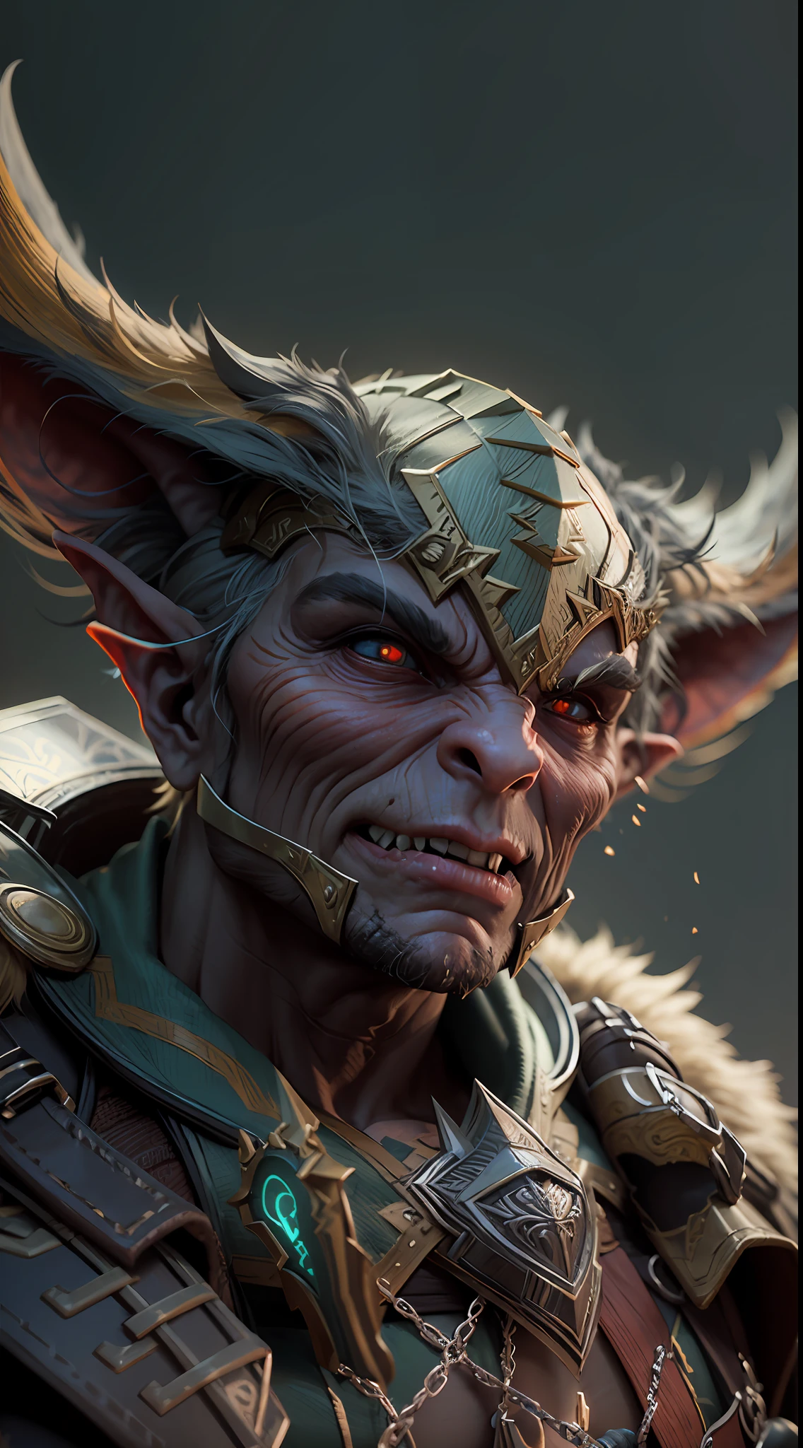 goblin thor, octane render, unreal engine, highly detailed, intricate