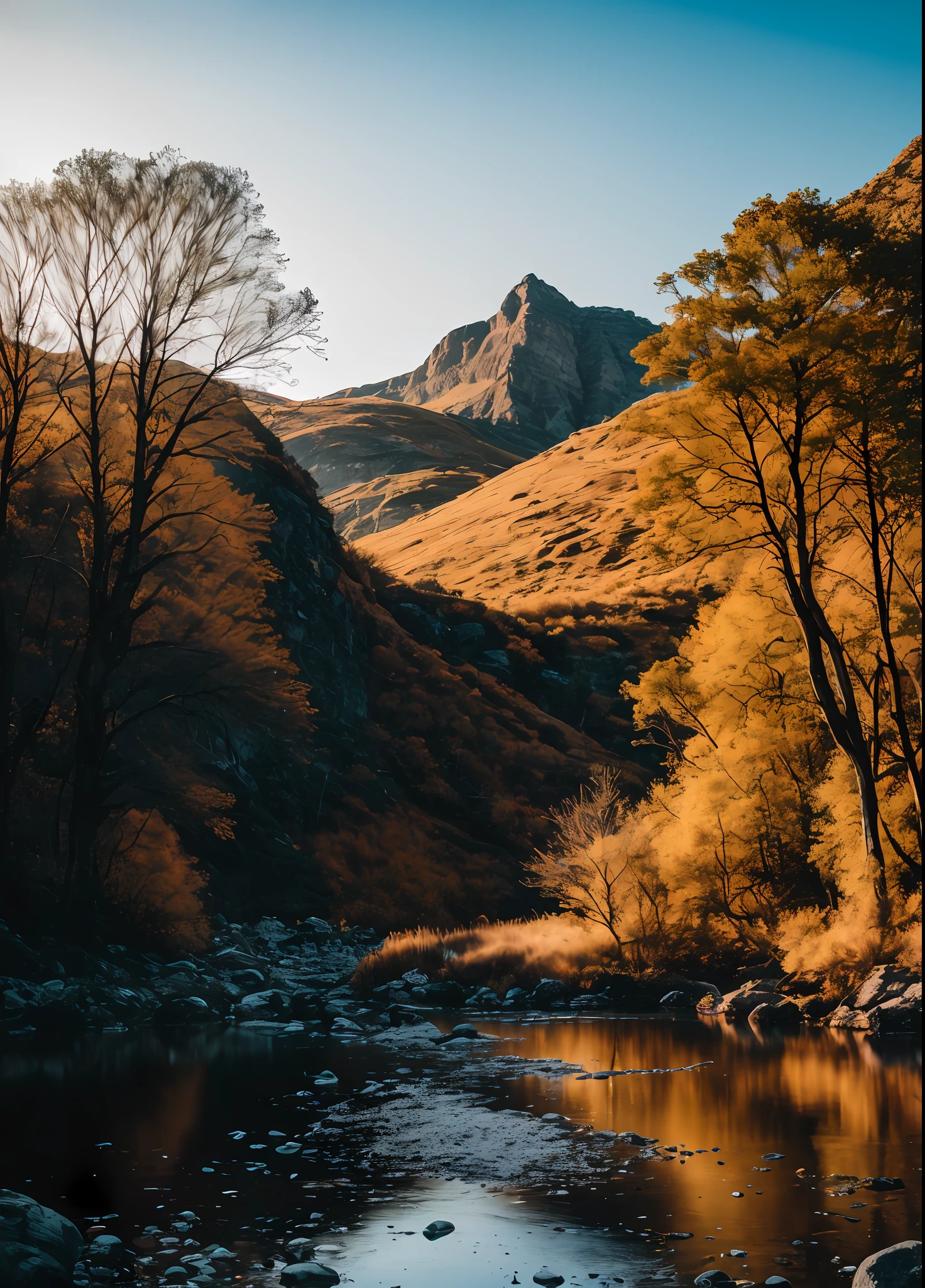 RAW photo of a landscape, small details, photorealistic, ultra-realistic photo, 8k uhd, dslr, soft lighting, high quality, film grain, Fujifilm XT3, (masterpiece)