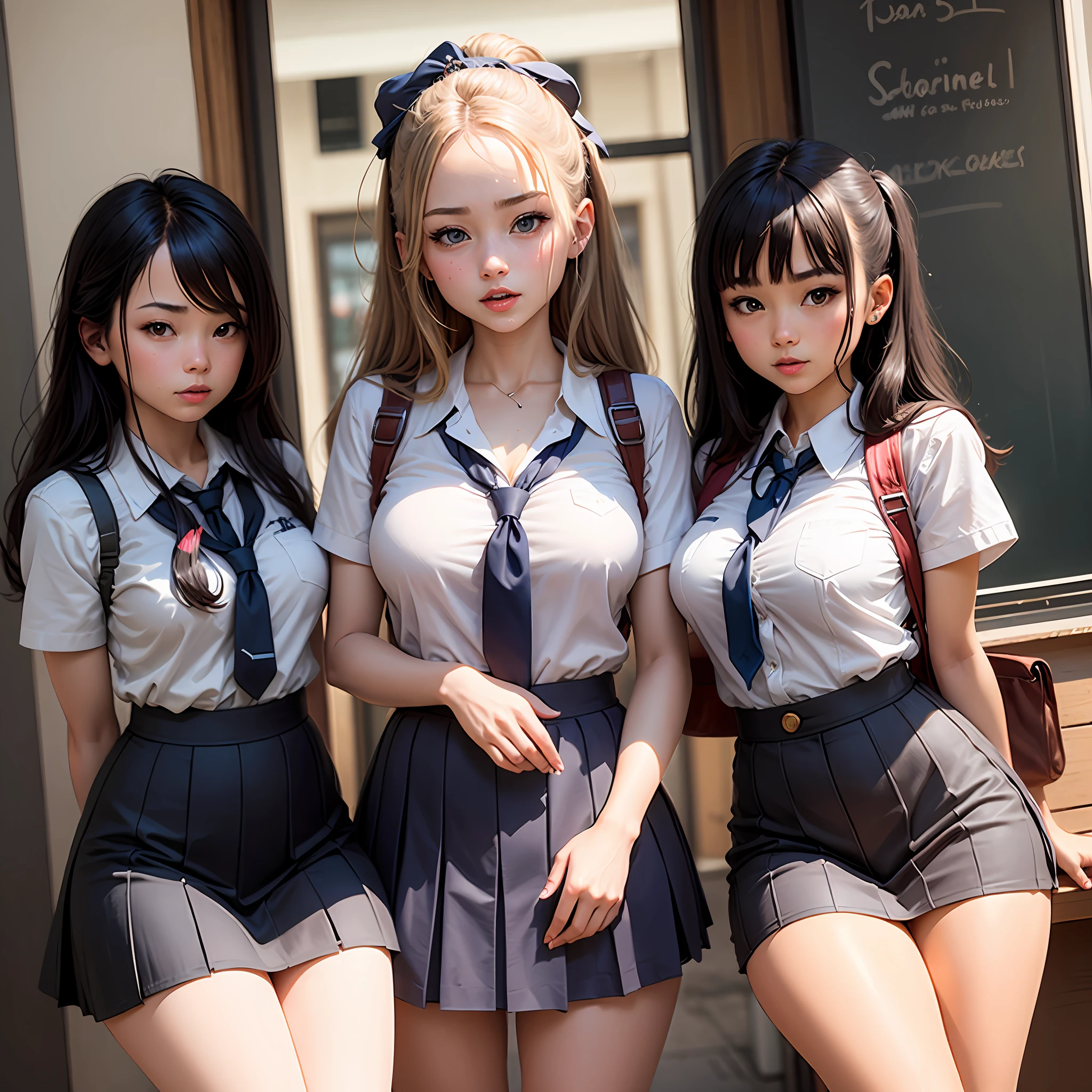 schoolgirls，Raised sexy，stocklings --auto