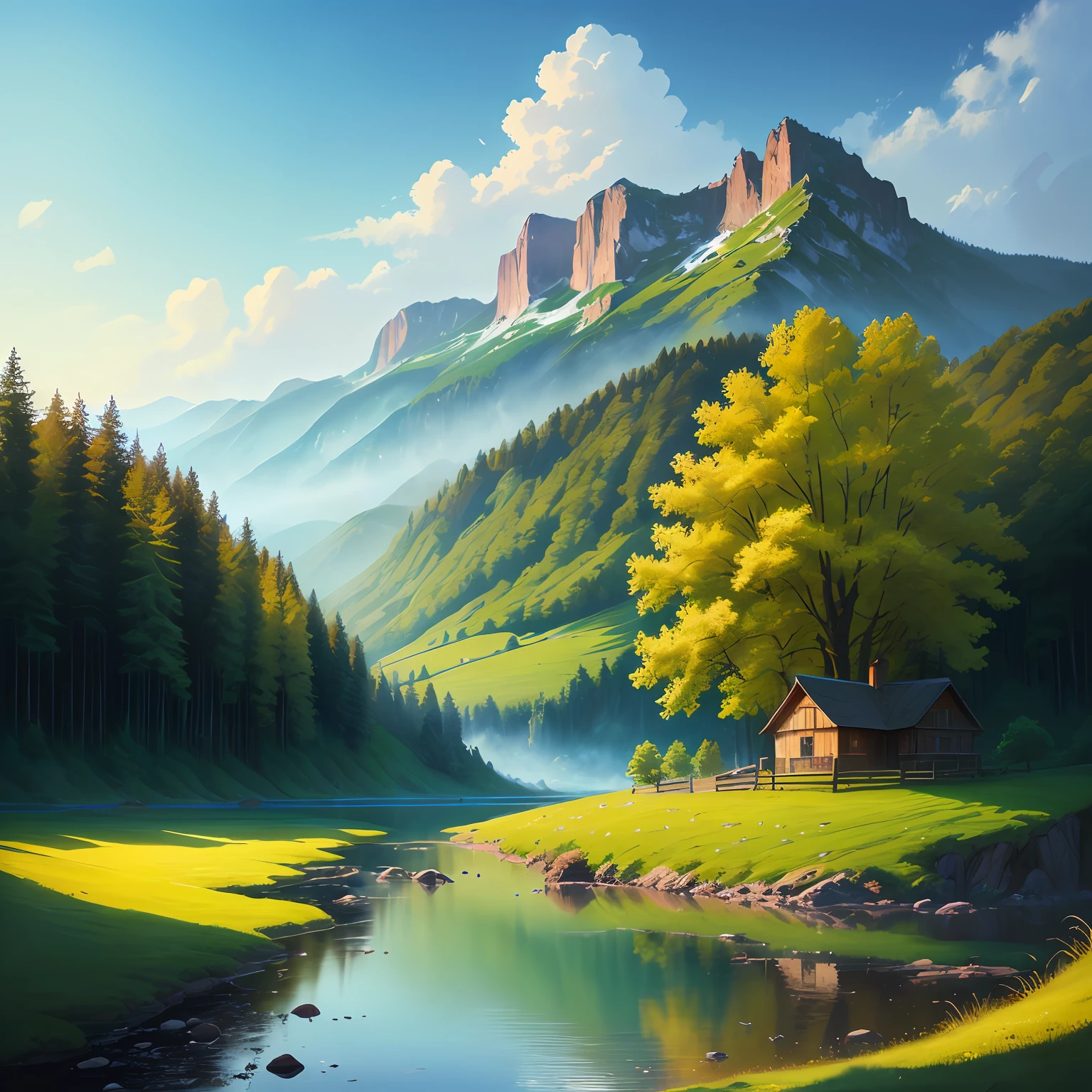 Idyllic landscape