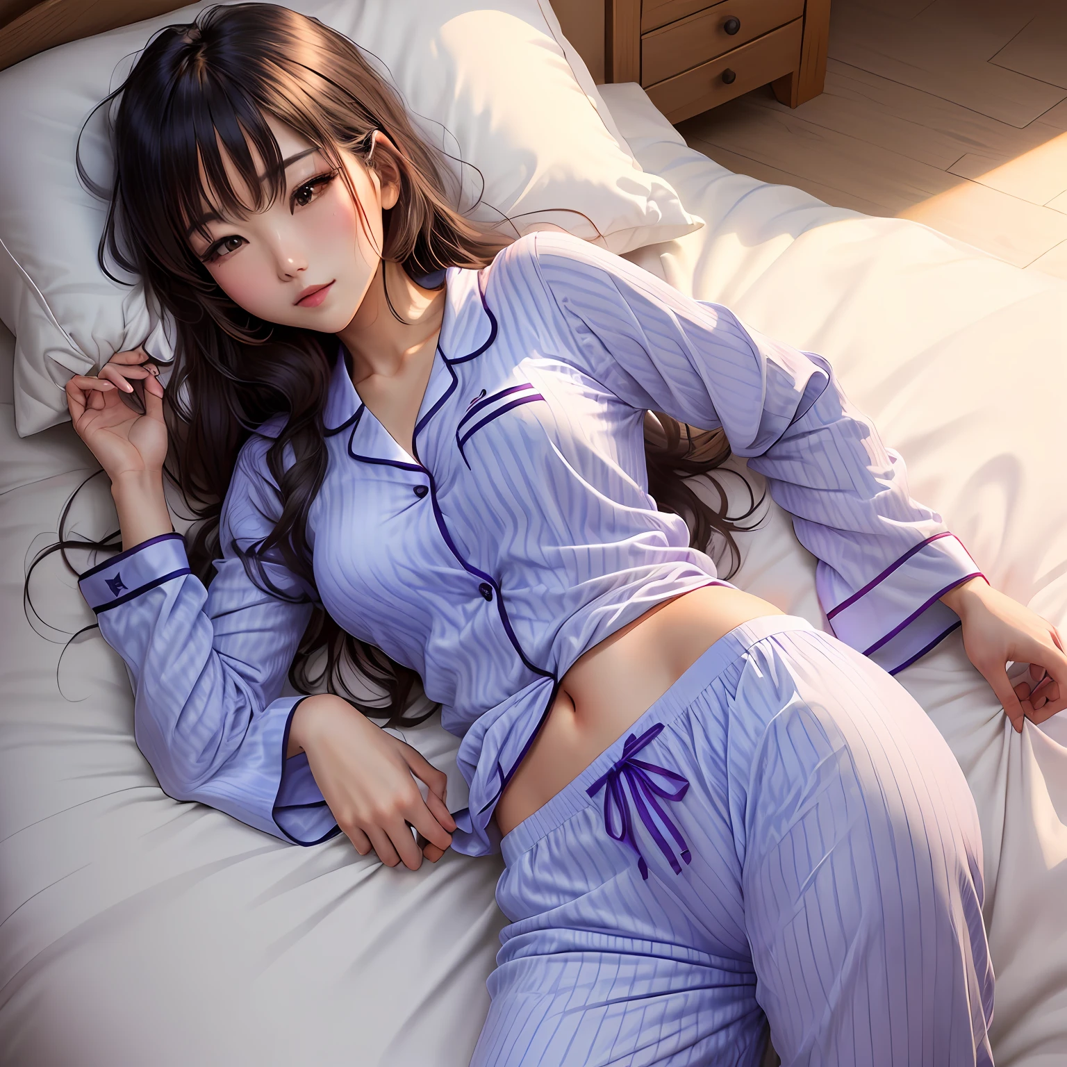 Sexy Senyuki in pajamas