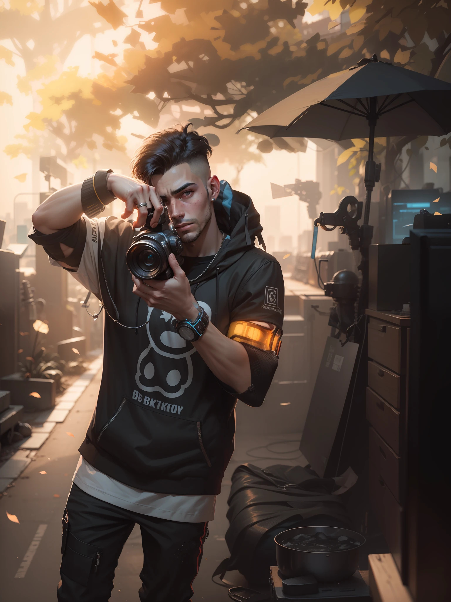 Change background cyberpunk handsome boy realistic face,8k, ultra realistic,