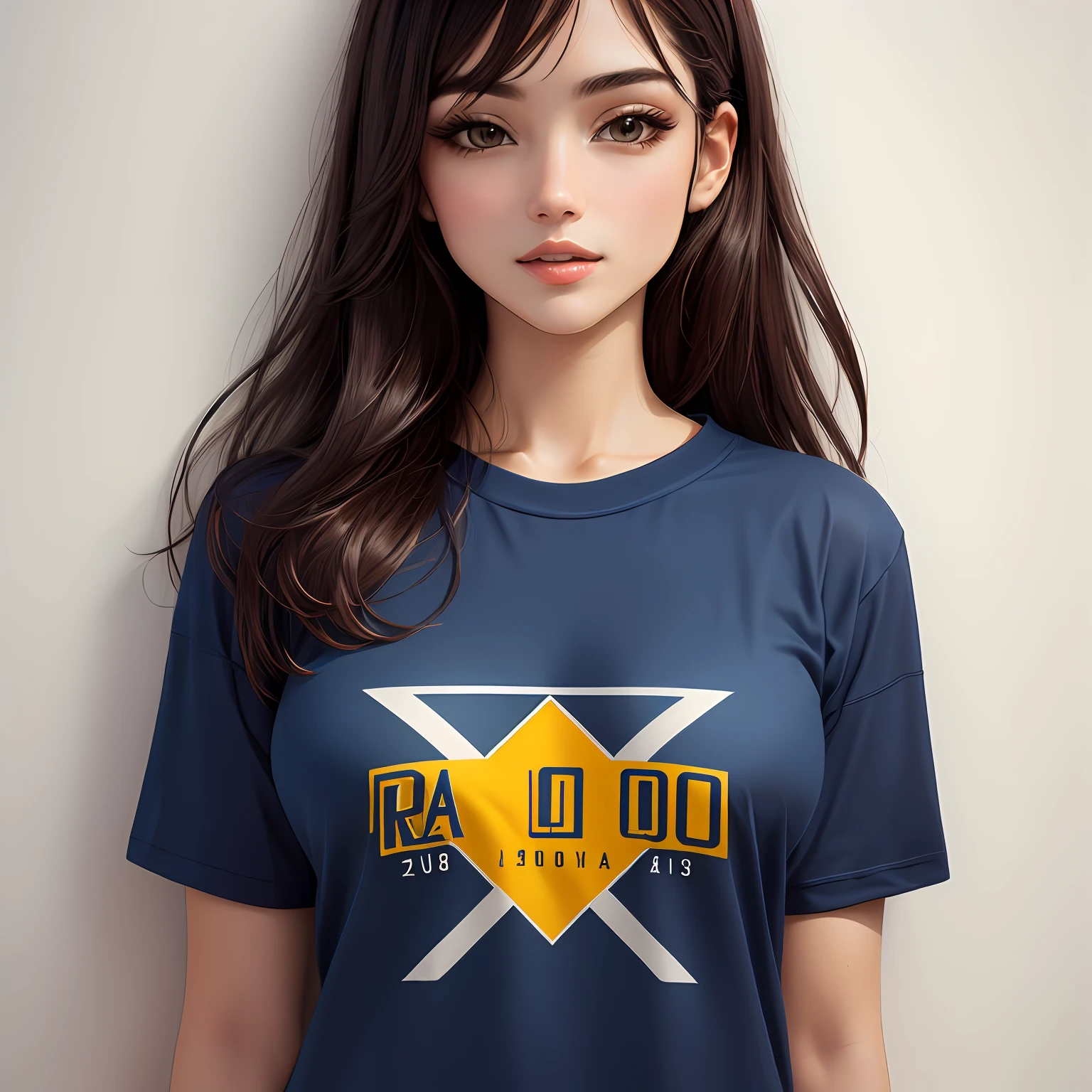 Camisetas com uma logo de raio