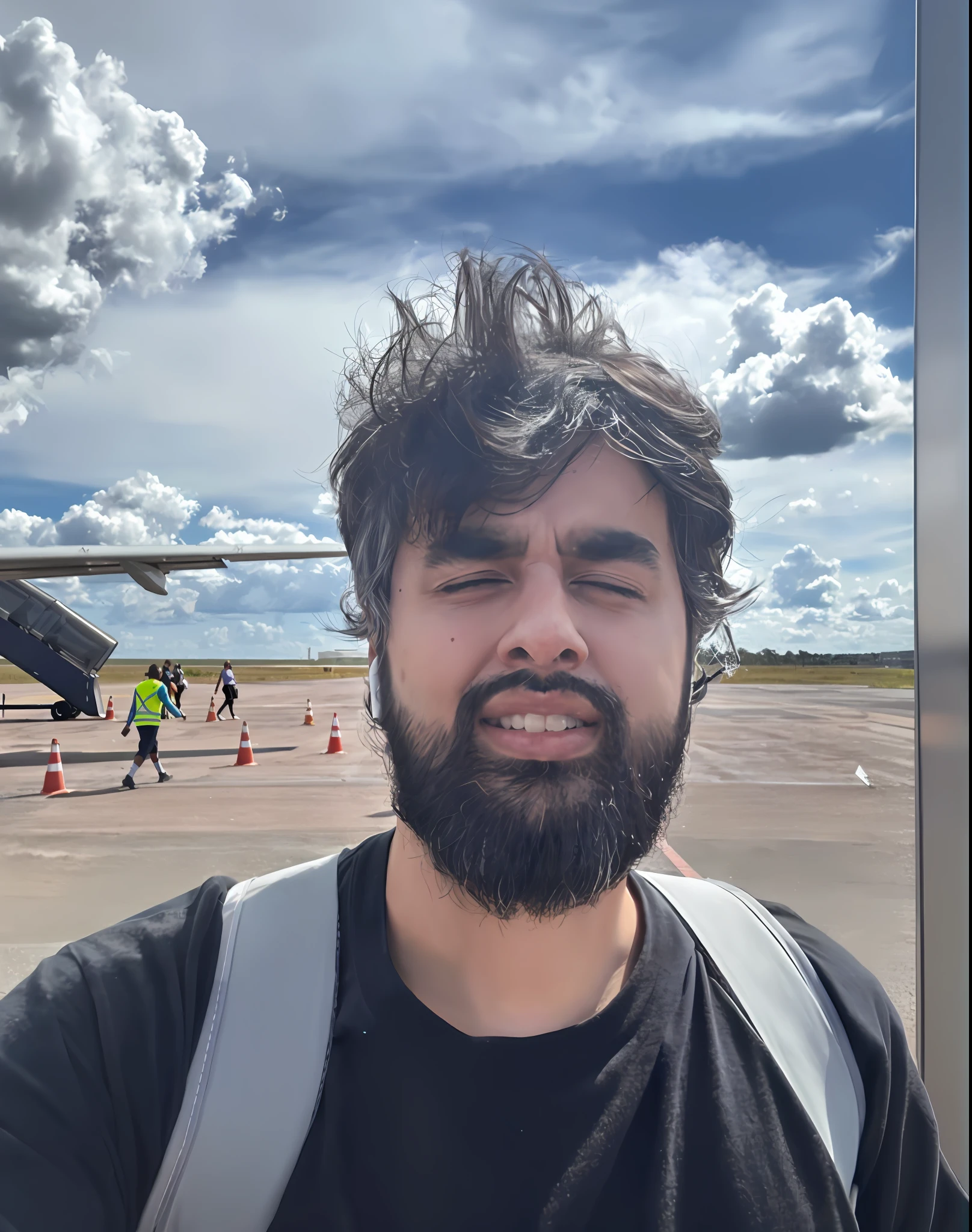 Cabelo grande masculino