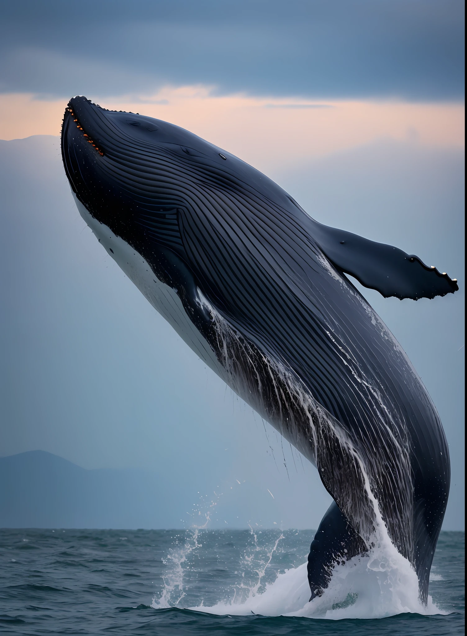 scenecy，photography of, 8k, Ultra photo realsisim，nature scenes，Embodying the beauty of nature，All things have spirit，A whale falls into all life，Nourish countless lives