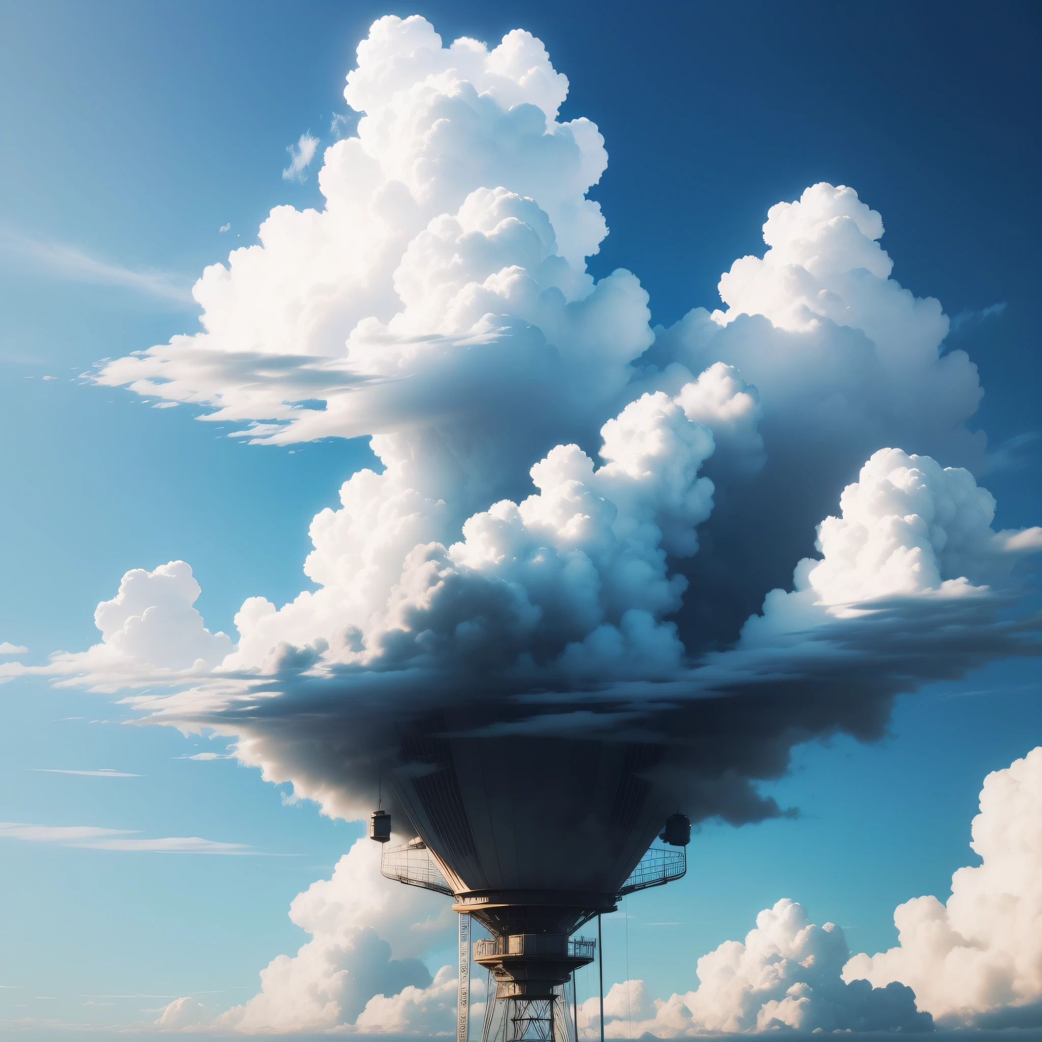 Creates a cloud service template art
