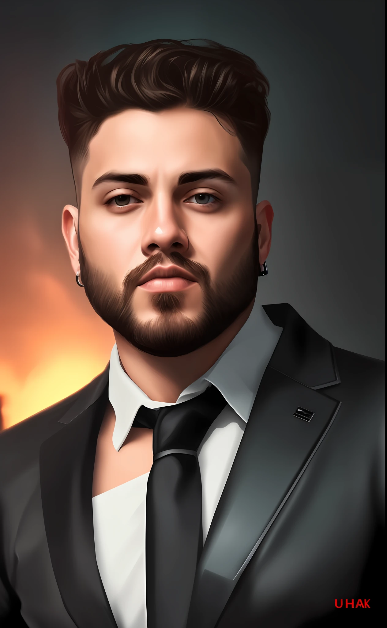 change background cyberpunk handsome boy, realistic face, 8k, ultra realistic
