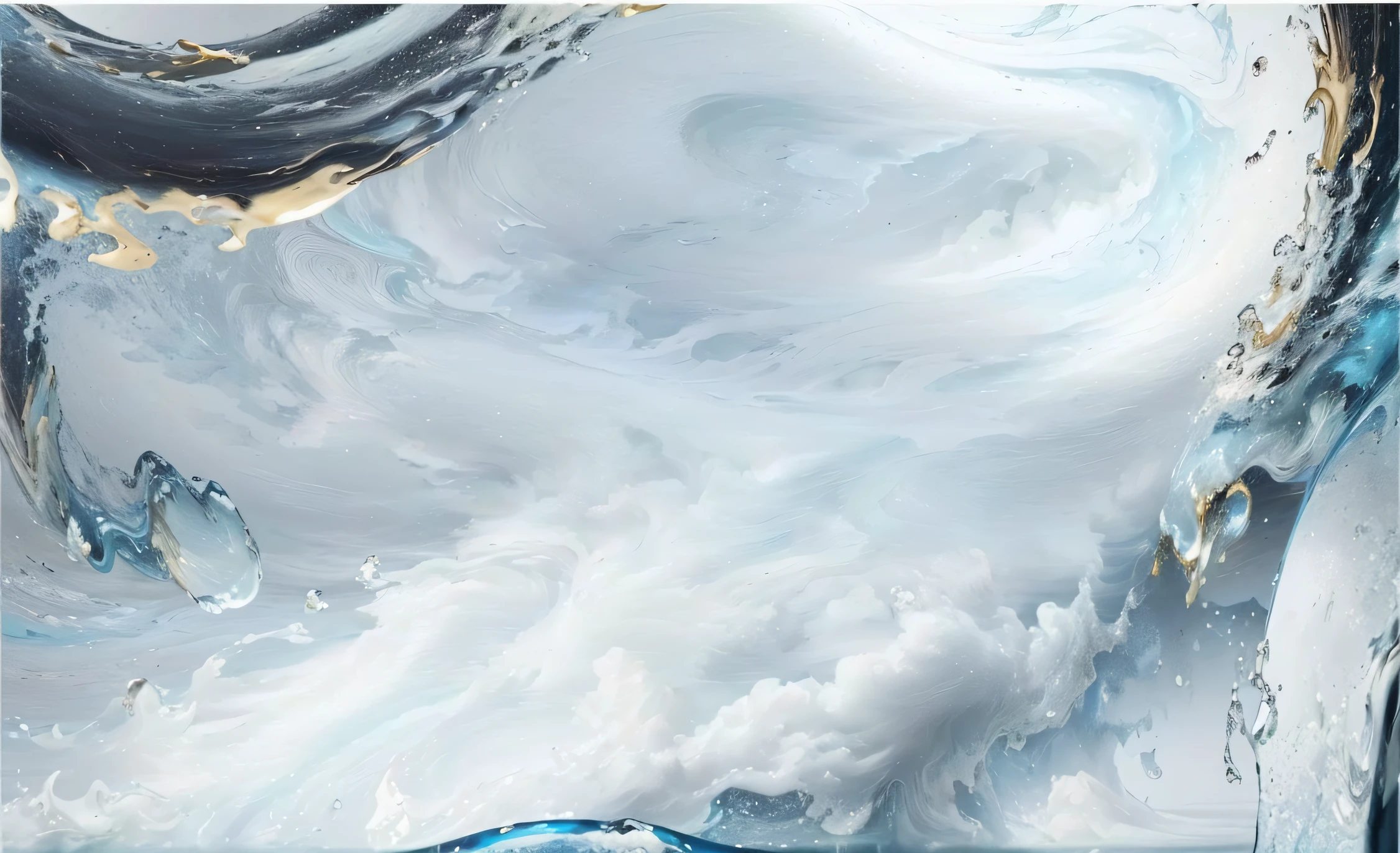 heavenly marble, swirling scene, detailed soft painting, Extremely high resolution, abstract white fluid, the blue whale crystal texture, blue marble, painting of splashing water, high detail painting, liquid clouds, Water painting, Swirling clouds, extended art, Glass texture, clouds swirling, Swirling mist