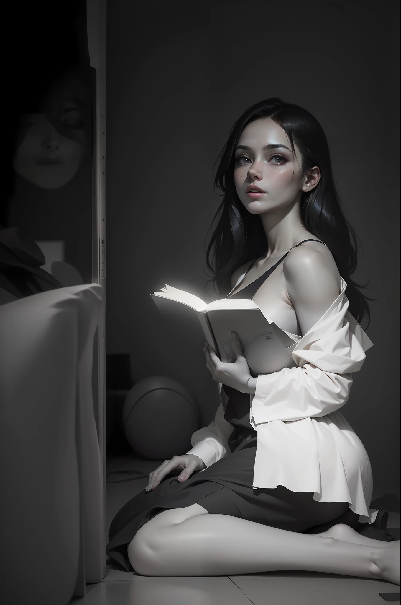 best quality, masterpiece, highres, 1girl,Beautiful face,upon_body, tyndall effect,photorealistic, dark studio, rim lighting, two tone lighting,(high detailed skin:1.2), 8k uhd, dslr, soft lighting, high quality, volumetric lighting, candid, Photograph, high resolution, 4k, 8k