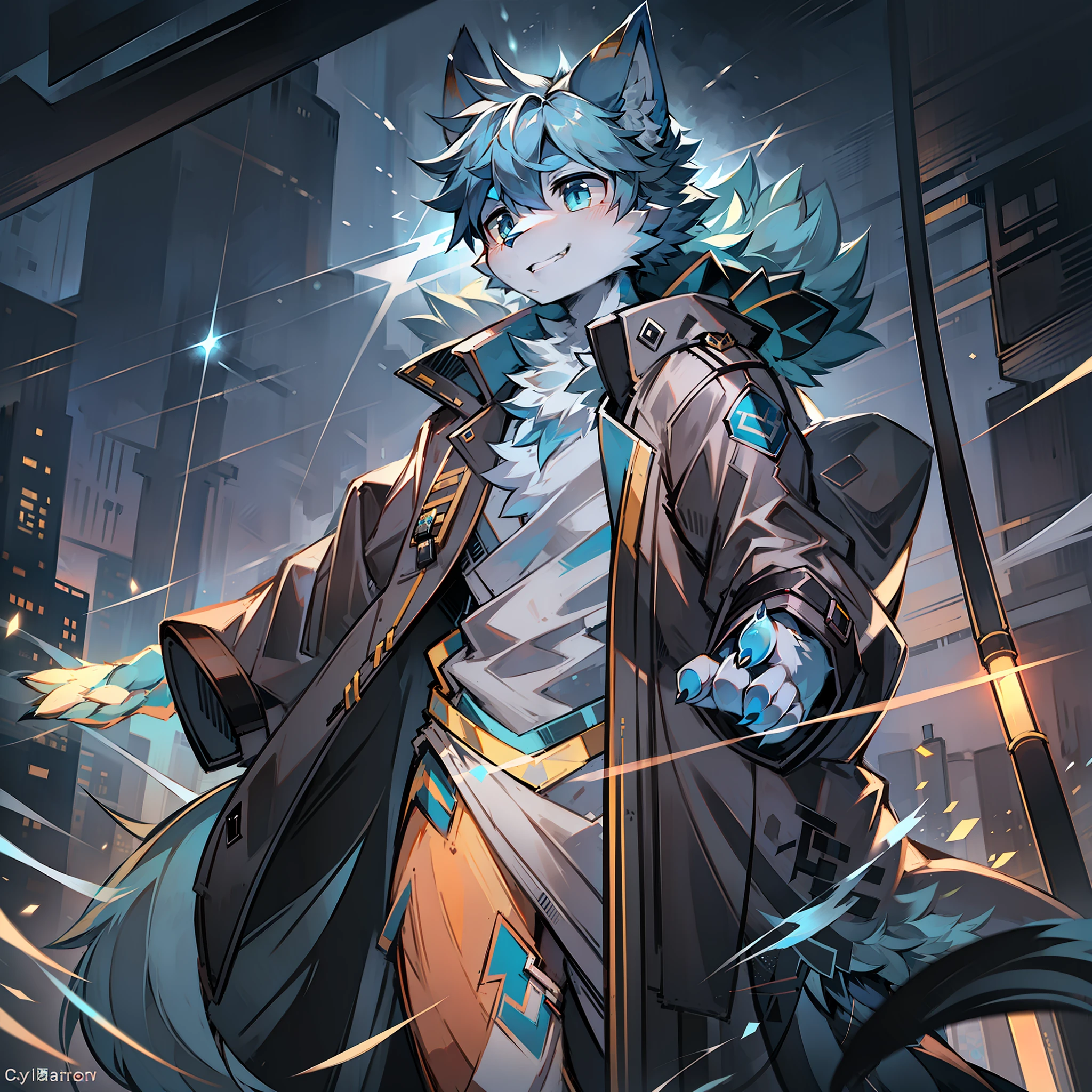 Cybermetropolis，Thunder，drifting snow，Male blue cat，Chinese trench coat，Quantum ghost，firmament，shoun，Single-image charts