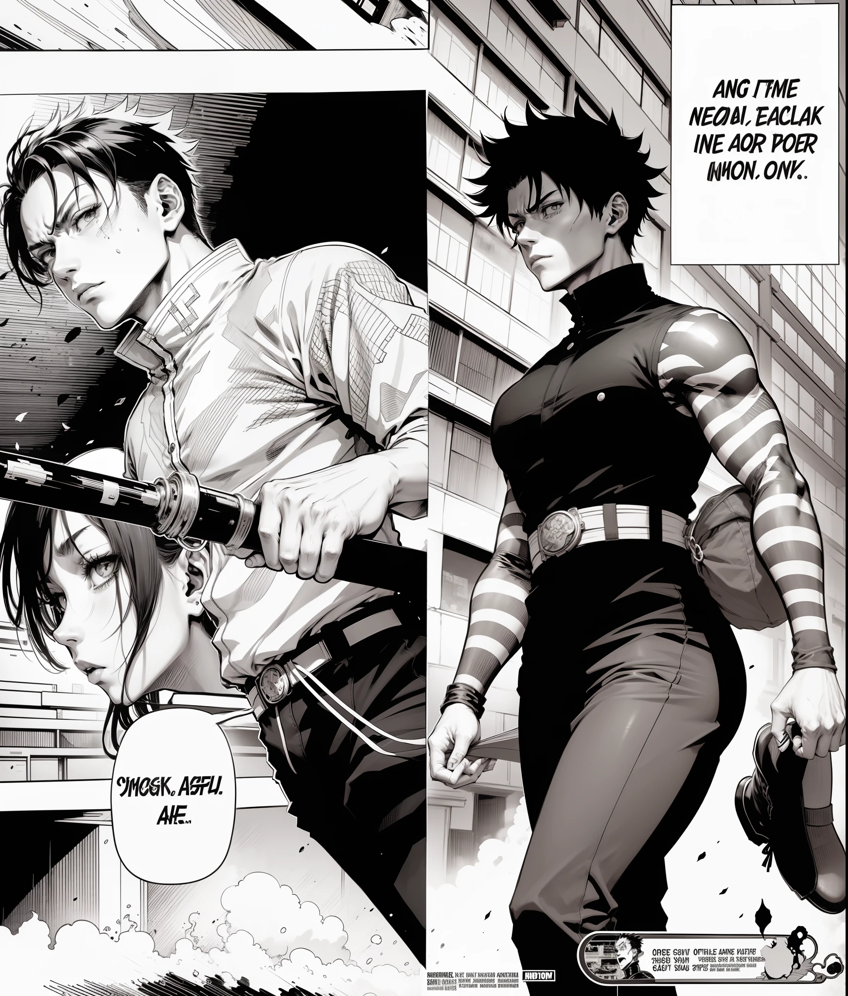 Estilo jujutsu Kaisen manga estilo
