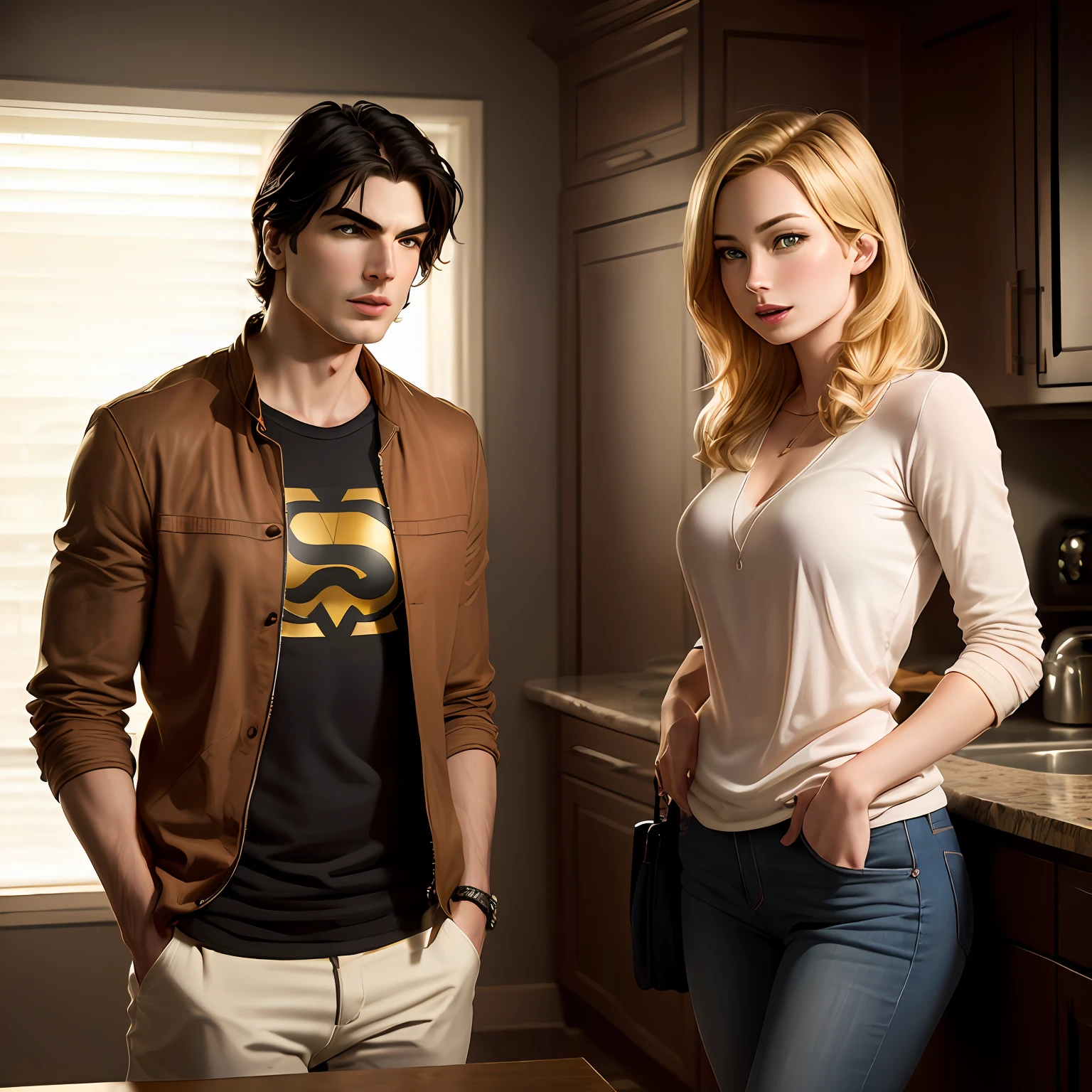 BRANDON ROUTH E EMILY VANCAMP COMO CASAL