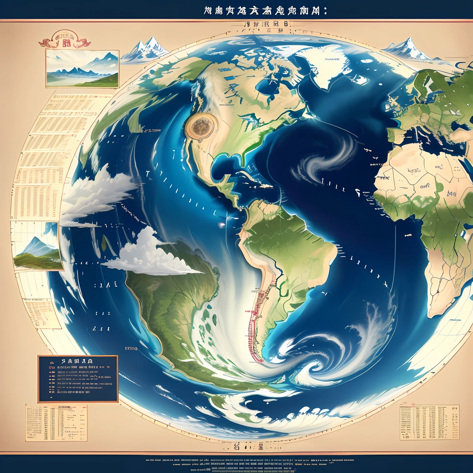 In the map of Taiwan"Land of Miracles、Taiwan"Please write vertically