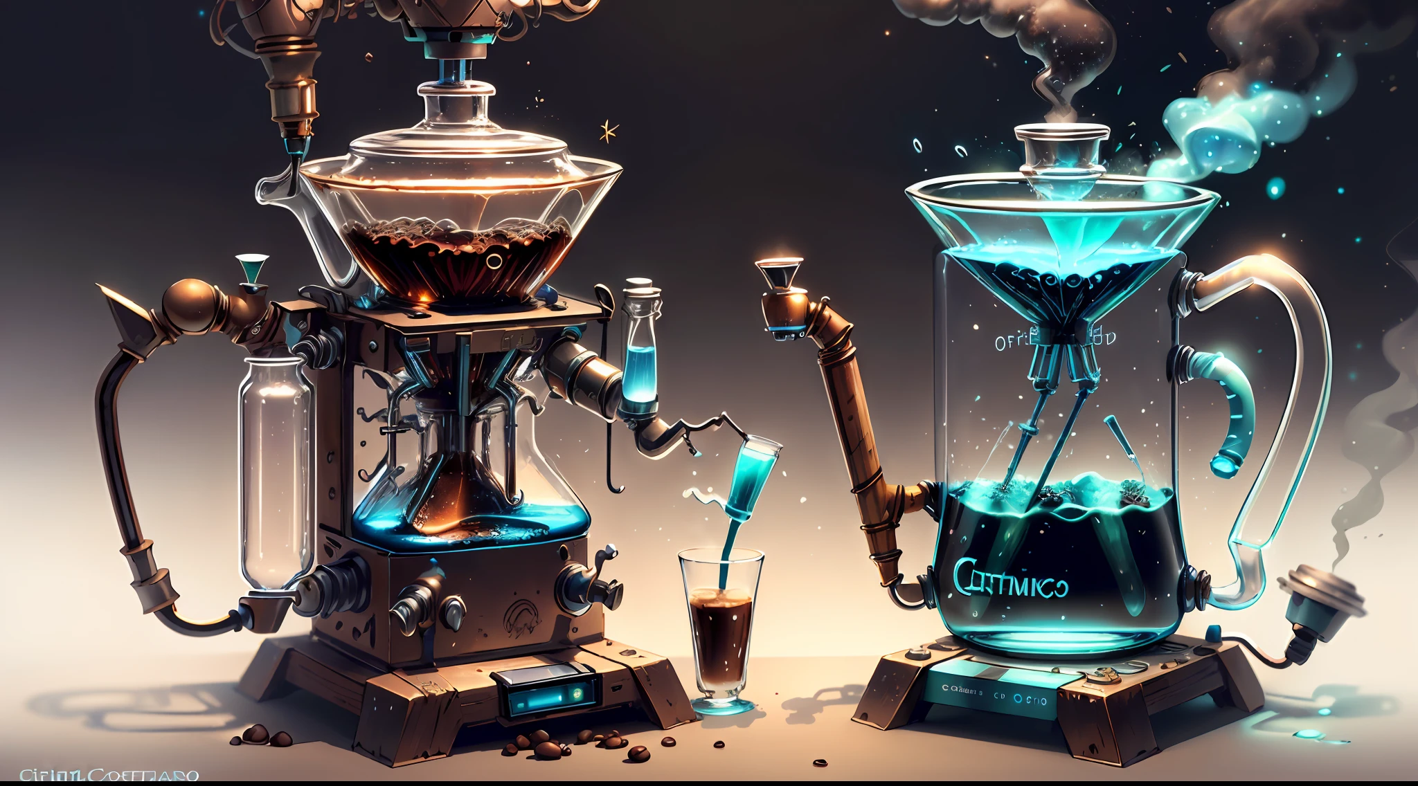 AetherPunkAI
coffee machine  , circunstanciado, intrincado