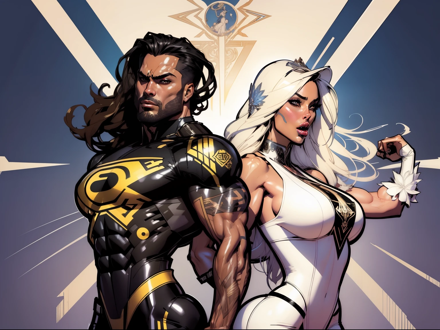 526mix, Lyriel, CheeseDaddys
::mike s. miller e yoji estilo shinkawa ::2.0 comix style illustration,tatoon style ,ashley alexiss ,linda mulher de cabelos longos ultra detalhados, (fundo lindo e claro:1.2),, fantastic paintings ,graffit style, flores, olhos altamente detalhados , um branco t-shirt ou vestido com jaeans e blusa branca por baixo, with both fists in a fighting position, e braceletes, lutando contra um inimigo, com longos cabelos negros, vitral colorido, tongue slightly out, vibrante, estilo alphonse mucha, Fantastic paintings by Jason Fabok, alta qualidade, --ar 3:4 --upbeta --test --creative --upbeta --upbeta --upbeta --upbeta, obra-prima, melhor qualidade, alta qualidade, unidade cg extremamente detalhada 8k papel de parede , scenecy, fotografia premiada, hdr, extremamente detalhado, trending in the artstation, trend at CGSociety, intricado,
