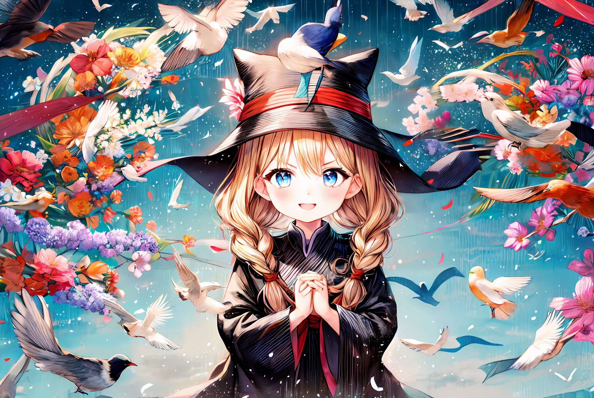 florals、naturey、a bird