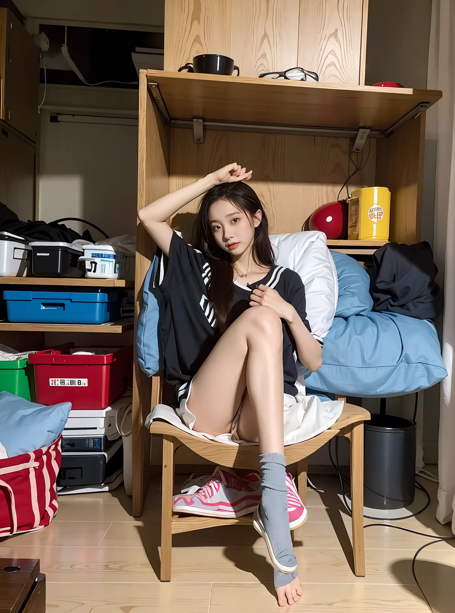 best qualtiy，tmasterpiece，超高分辨率，（realisticlying：1.4），teens girl，Juvenile, Thin and light