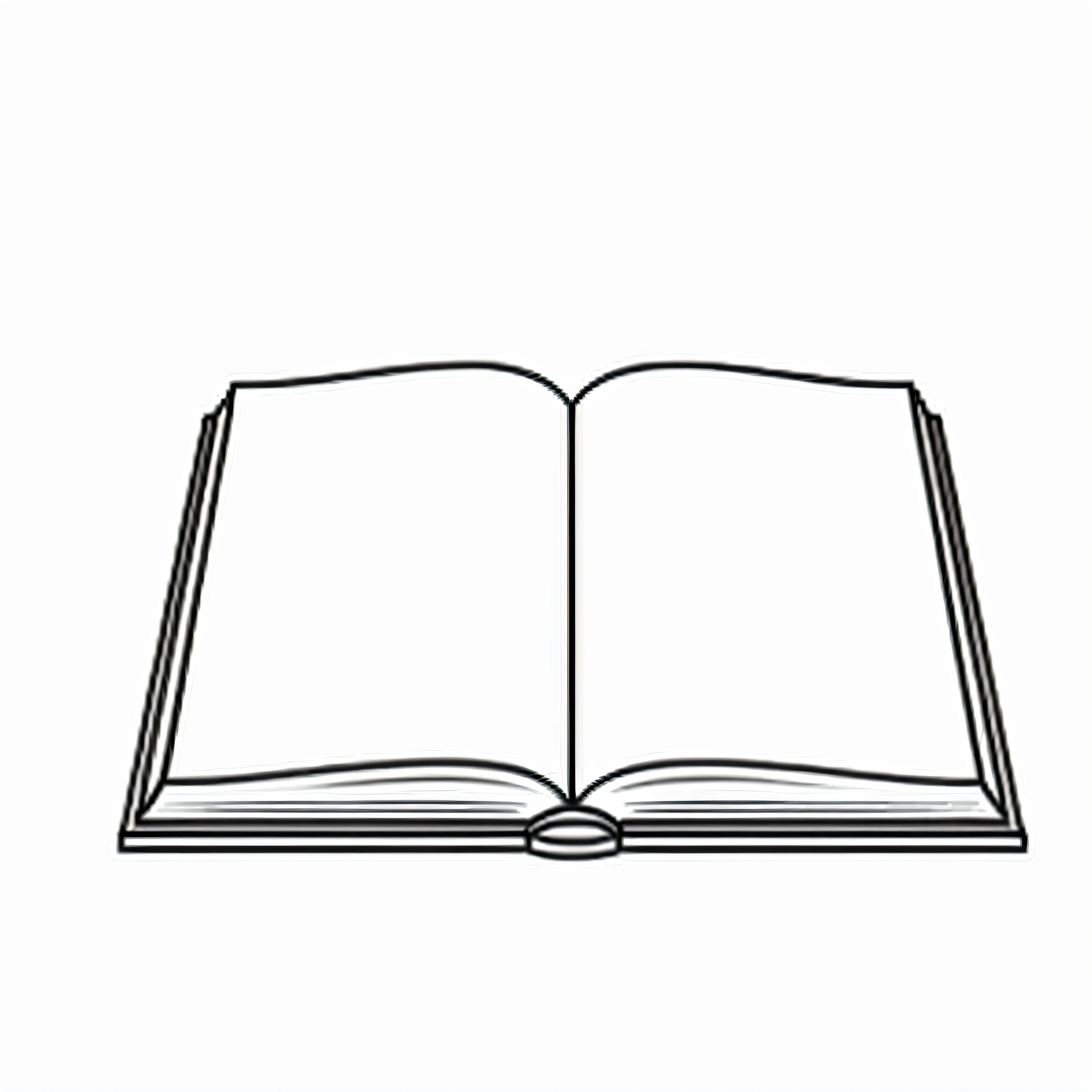an open book，There is a blank page above, Coloring book outline, big open book, open book page, An open book, big opened book, Children\'s book drawing, coloring book page, encyclopedia illustration, textbook illustration in clolour, detailed book illustration, full page illustration, coloring page, field journal line art, book portrait, Comic book thick silhouette