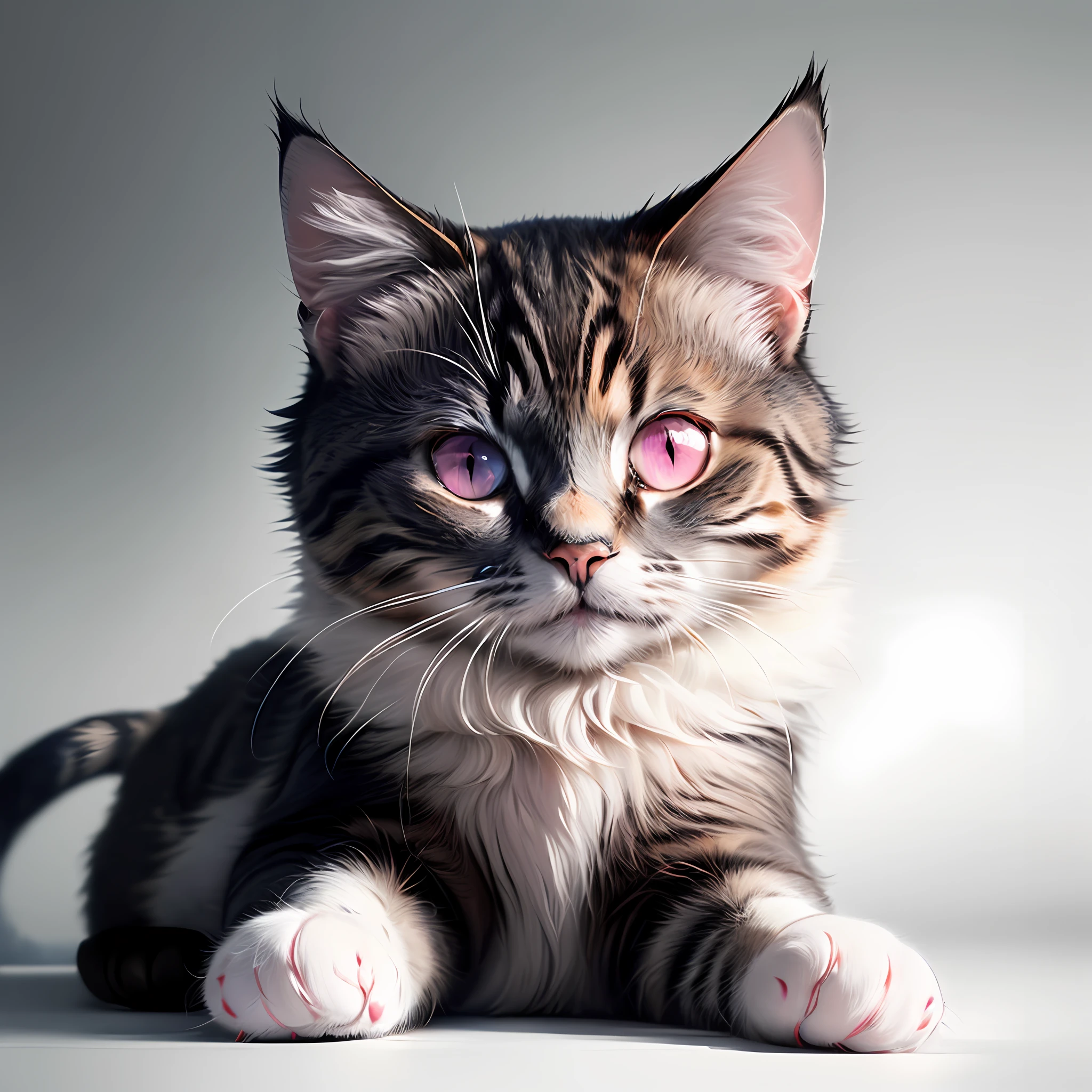 Pink eye color