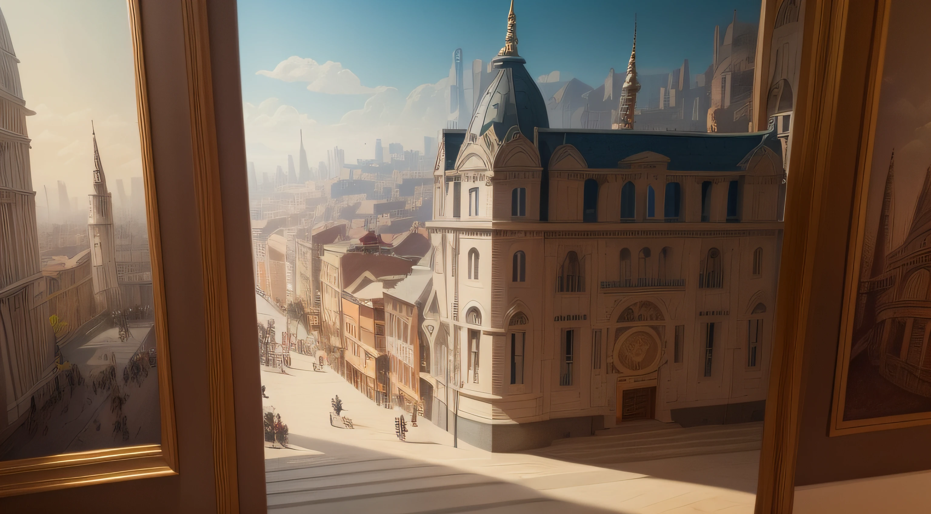 In this exhibition, you can admire the unique worldviews depicted in these several works of animation. They showcase meticulously hand-drawn background paintings and storyboards, bringing to life the cities, buildings, and intricate interior details that form the backdrop of the story. These artworks draw inspiration from books and outdoor photographs, and demonstrate the impeccable craftsmanship involved in creating animated scenes.