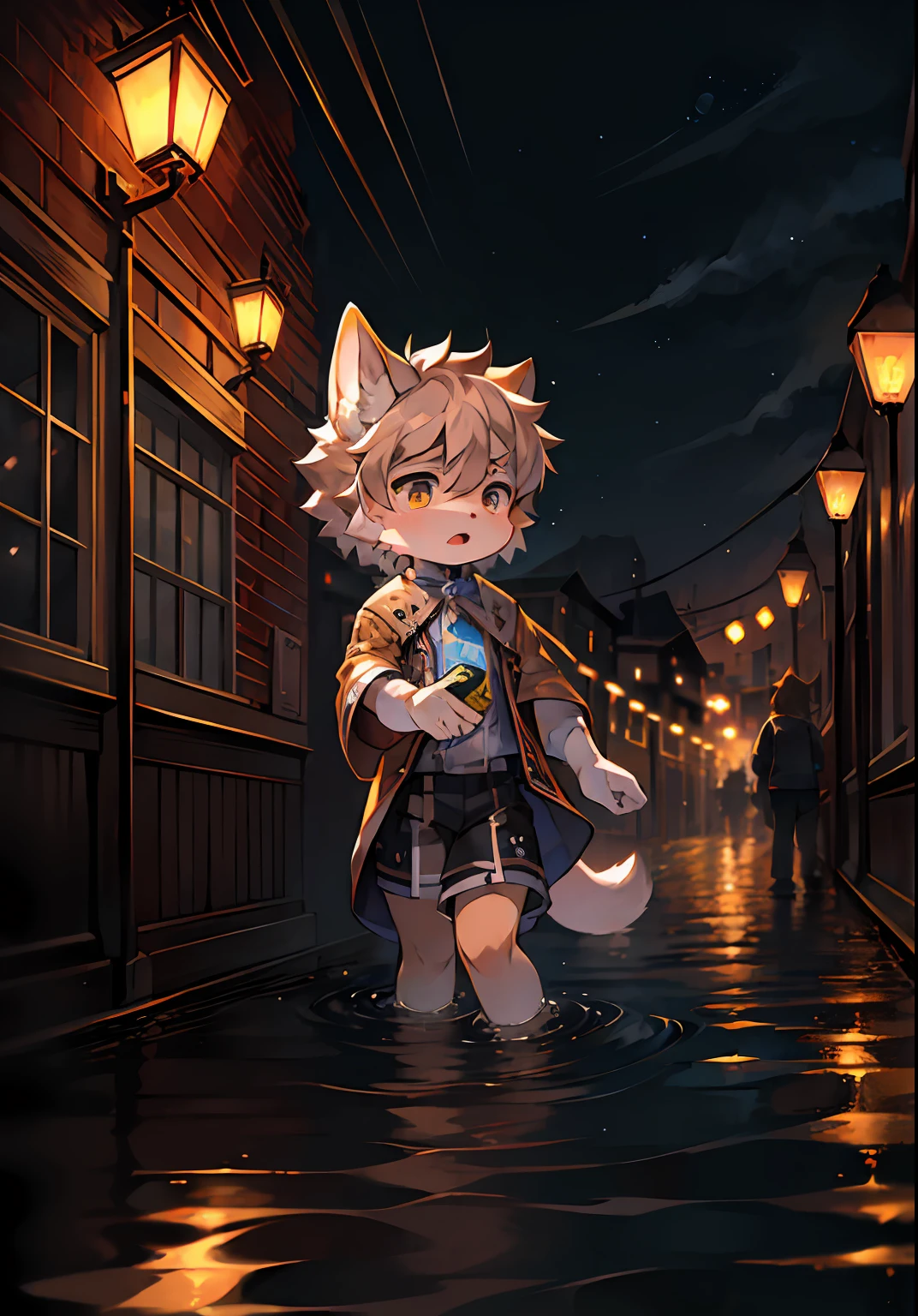 walking on water in a storm, tmasterpiece, best qualtiy, high qulity, Extremely detailed CG unit 8k wallpaper, award winning photography, bokeh, depth of fields, HDR, Flood, color difference, realisticlying, The is very detailed, Popular on ArtStation, Popular on CGsociety, 复杂, high detal, dramatics, Art on the go, Volumetriclighting