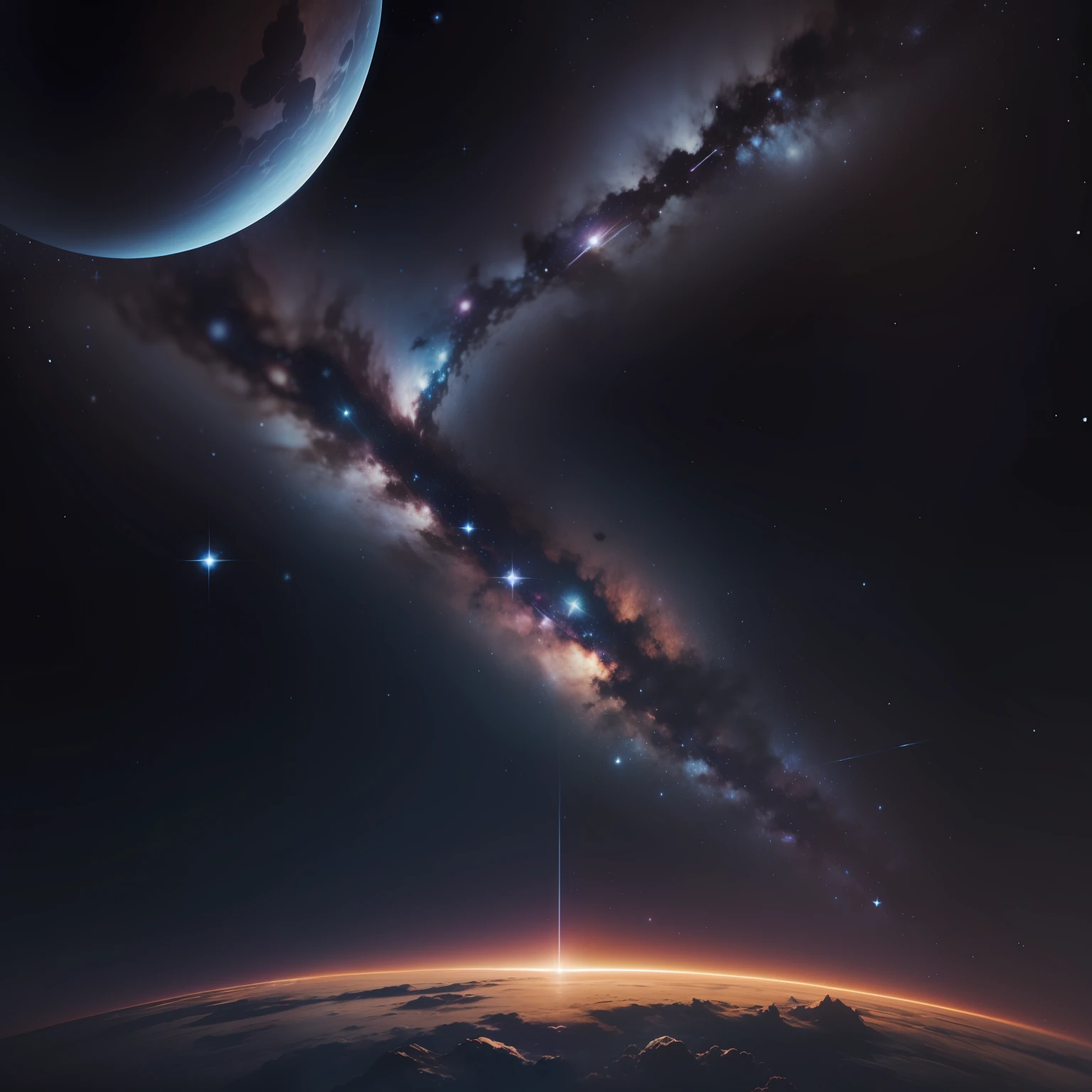 starryskybackground,Astronomy Society promotional poster,4k