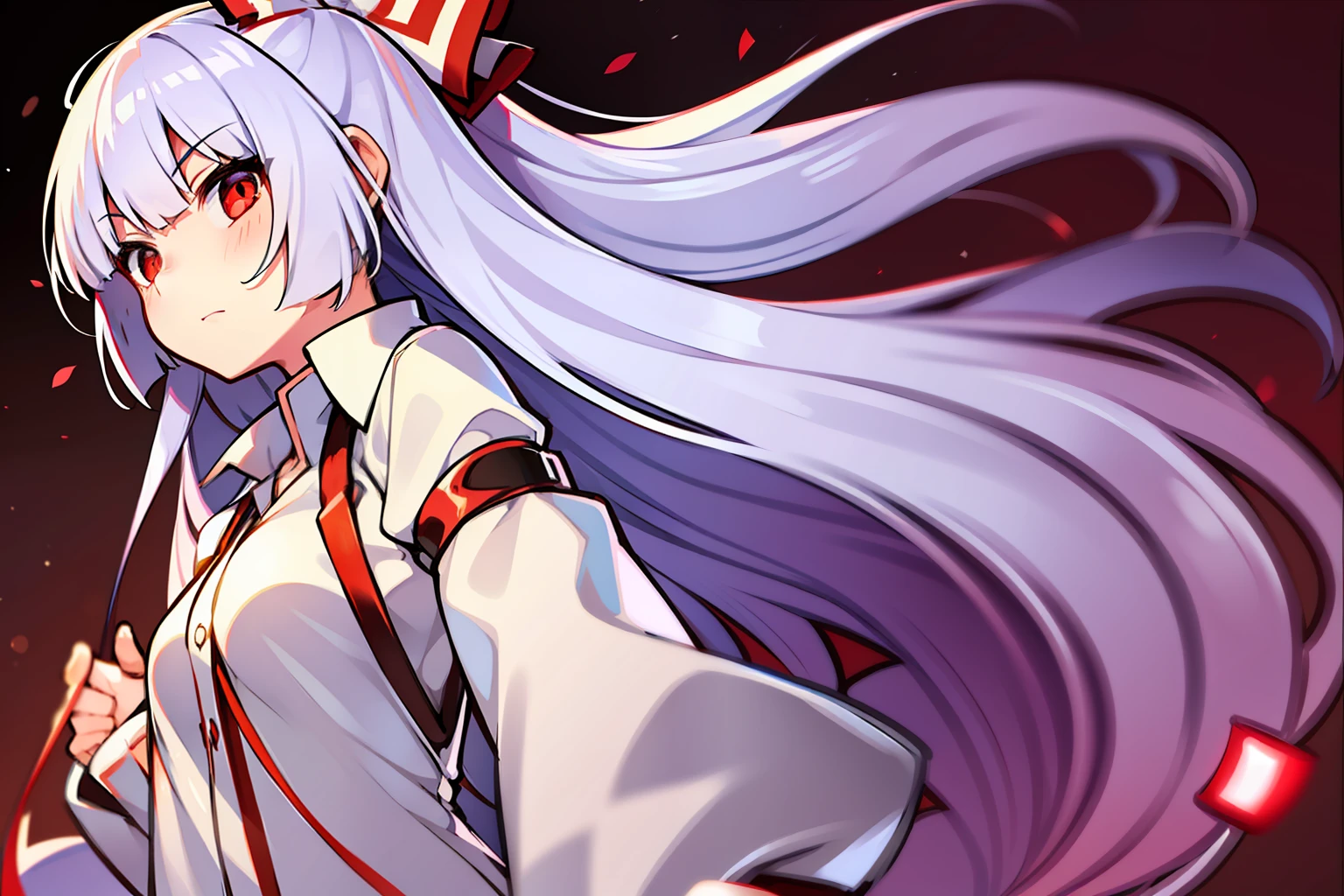 1girl, fujiwara no mokou