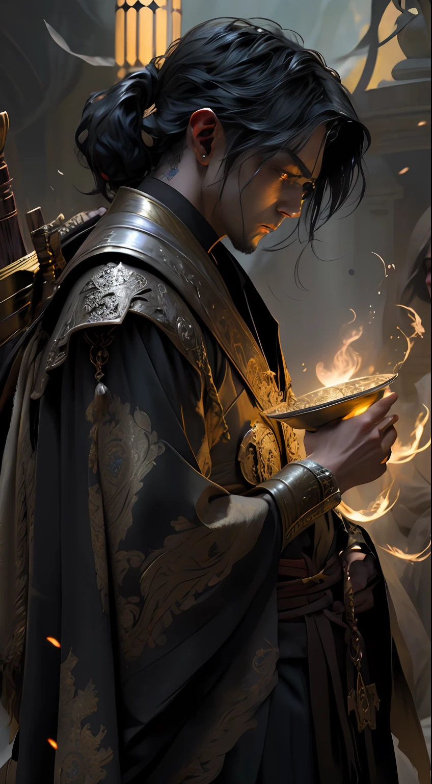 ninjartist,mtu,battlefiled,Killing intent,Epic fantasy digital art style,Epic fantasy art style HD,Epic fantasy art style,detailed fantasy digital art,Epic fantasy style art,detailed fantasy art,epic exquisite character art,4K fantasy art,2。5 D CGI anime fantasy artwork,Photos of the world's most beautiful artwork,Has a soft sheen,((Epic heroic fantasy,Wounded heroes,Fantastic location,Majestic cluttered environment) ), full body 8k unity render, action shot, skin pore, Very dim light, heavyshading, A detailed, A detailed的脸, (with dynamism, photograph realistic, realisticlying, dramatics, darkly, tack sharp focus, 8K), (复杂:1.4),decadent,(highly detailed:1.4),digitial painting,rendering by octane,art stations,concept-art,Smoothness,tack sharp focus,illustratio,The art of artgerm,(loish:0.23),wlop ilya kuvshinov, and greg rutkowski and alphonse mucha gracias, (Global illumination, Studio light, volumettic light), Particles float