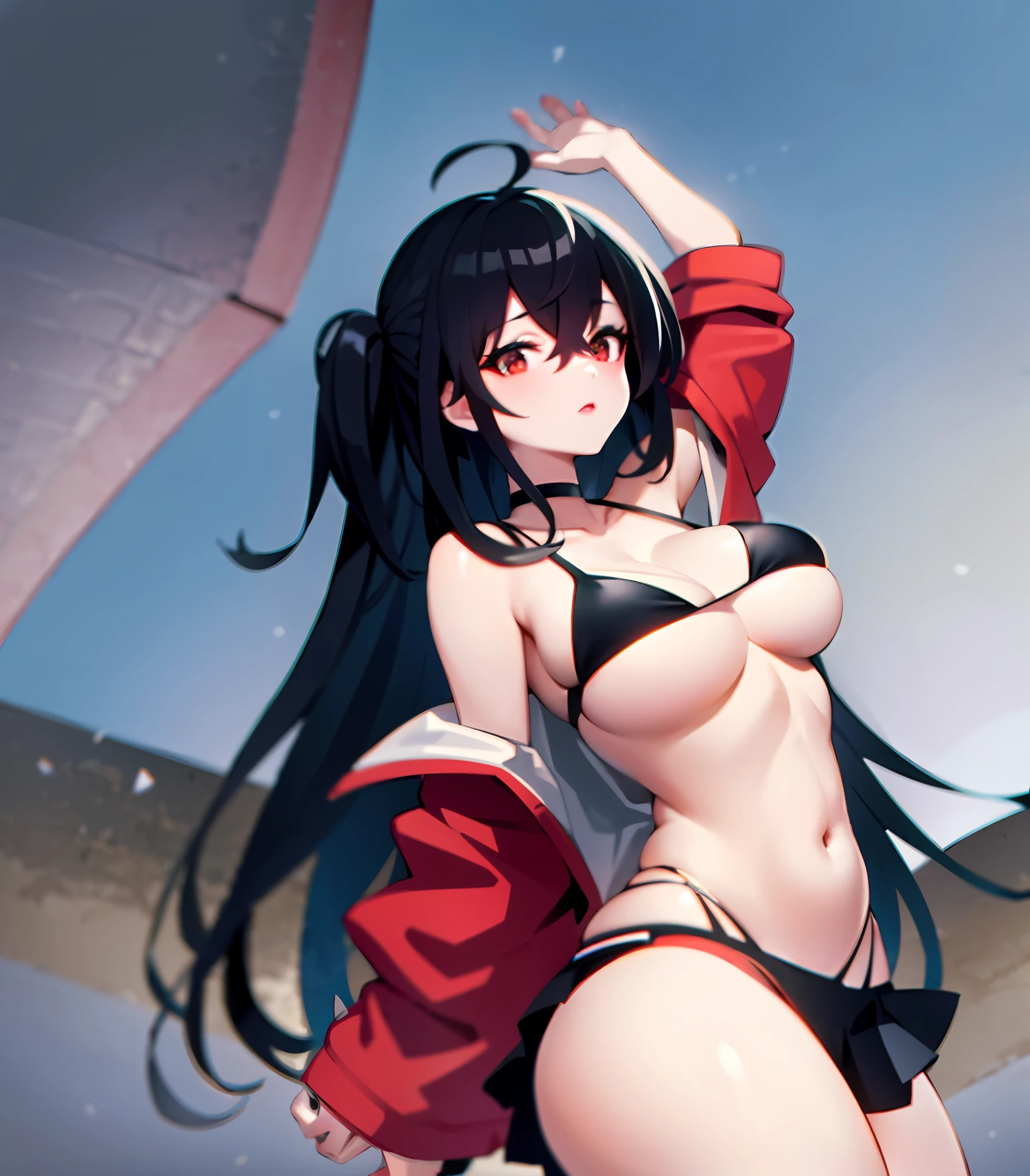 hi-school girl The bikini