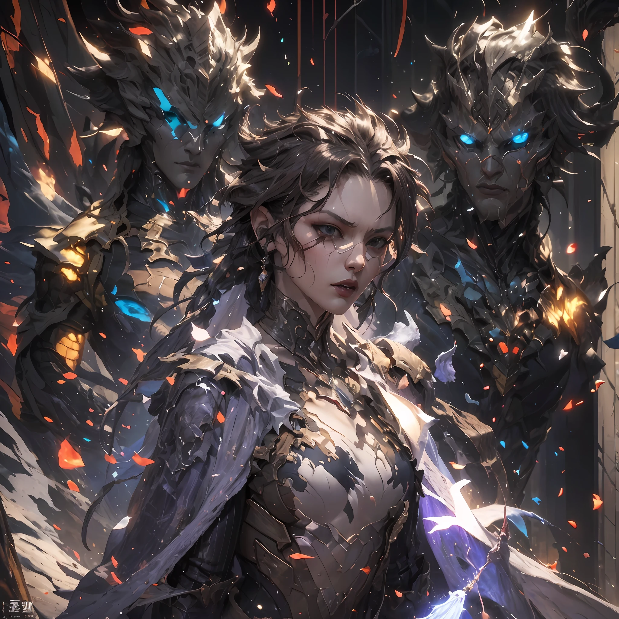 Anime, Female, robot, artwork of a, artwork of a, the number, artwork of a, Digital art, by Yang J, 2. 5 D CGI anime fantasy artwork, Epic fantasy digital art style, Fanart Meilleure ArtStation, Epic fantasy art style, author：Zhou Chen, chengwei pan on artstation, author：Jeremy Chang, ross tran and bayard wu, author：Wang Lei